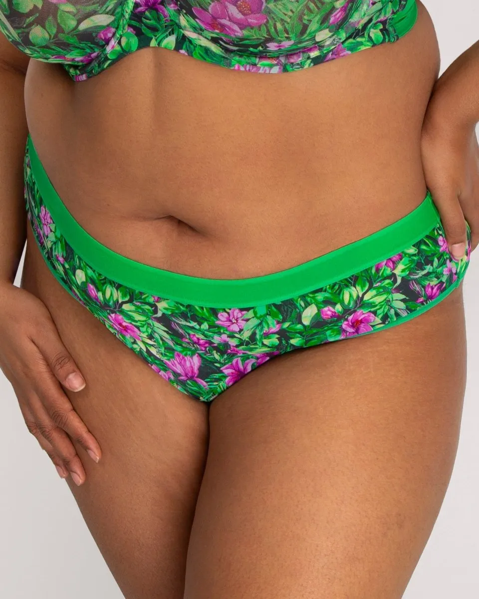 Mesh High Cut Brief Panty - 1313S