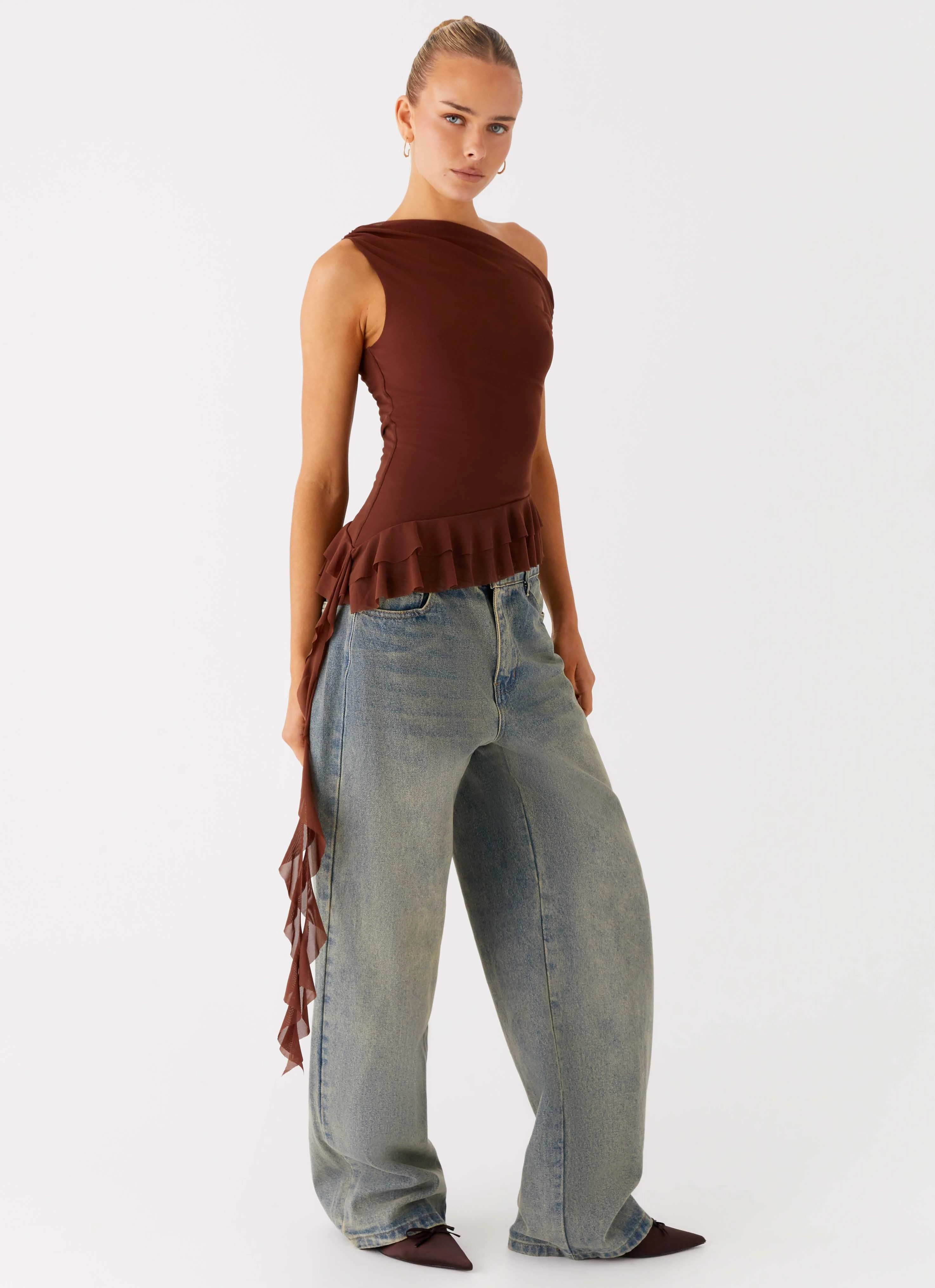 Mica Top - Chocolate Active Wear