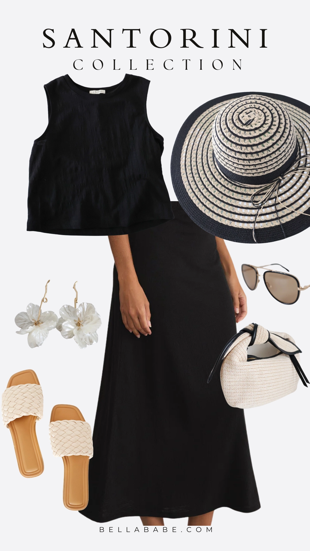 Delavine Textured Midi Skirt - Black Adjustable Collar System Smooth Stitching