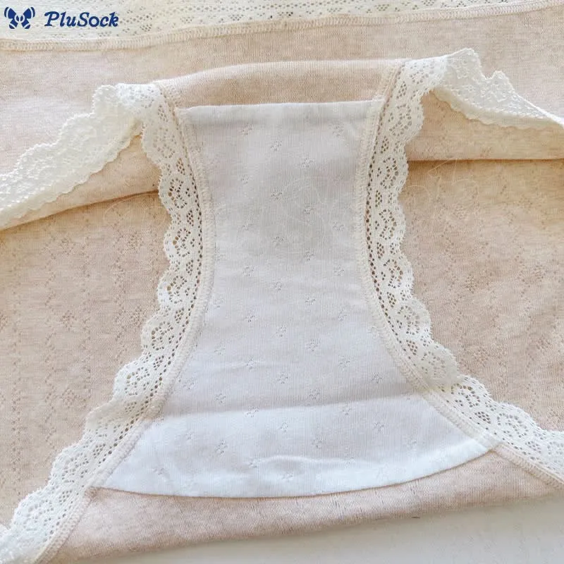 Mid-rise Lace Bow Panty(3 Packs)