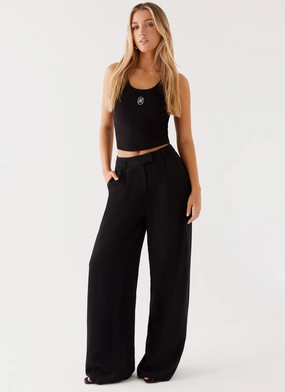 Midnight City Suit Pants - Black Reinforced Neckline Midnight City Suit Pants - Black Convertible Sleeve Adaptation