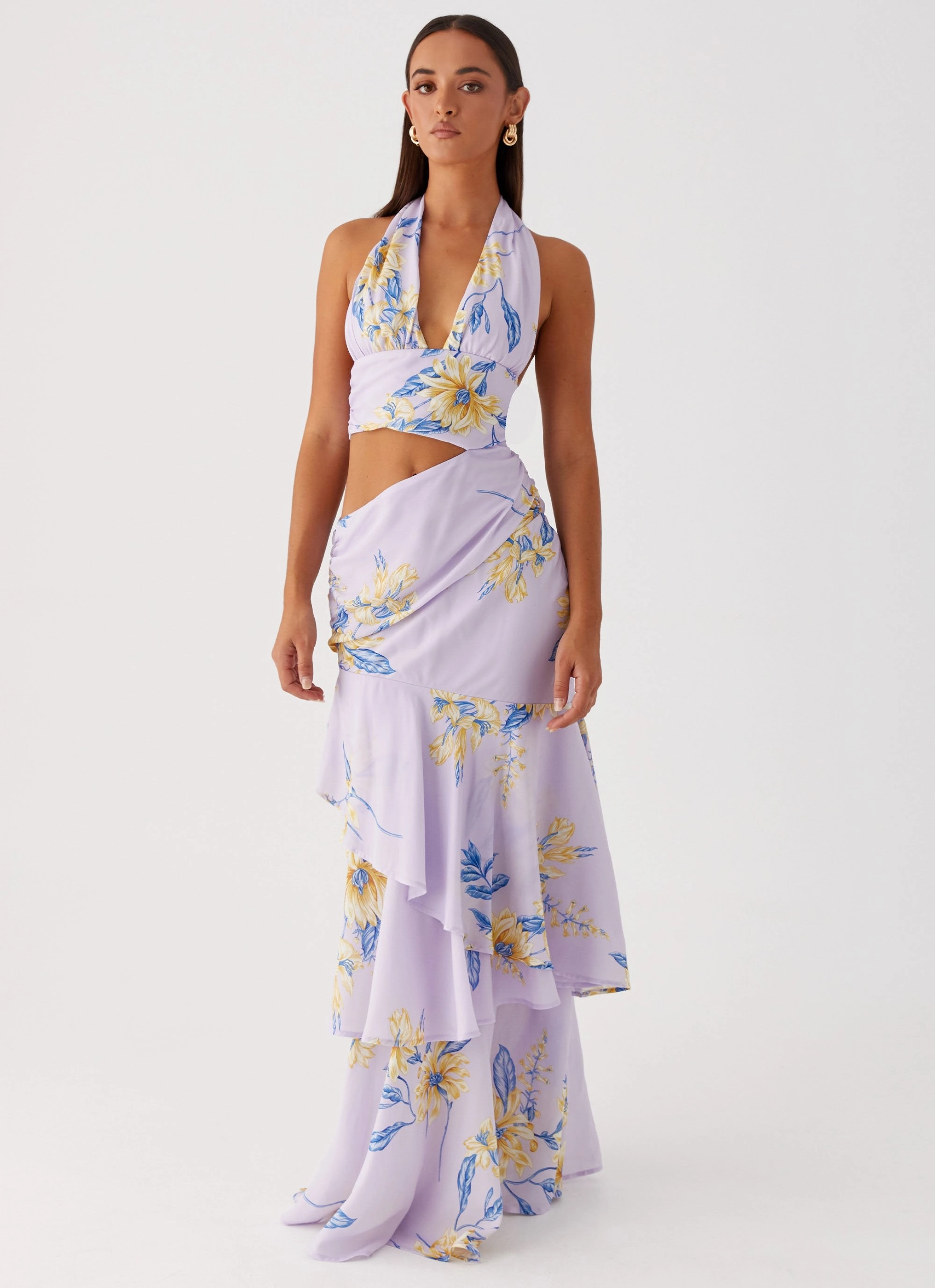 Mikayla Maxi Dress - Lavender Art Soul Effortless Tailoring