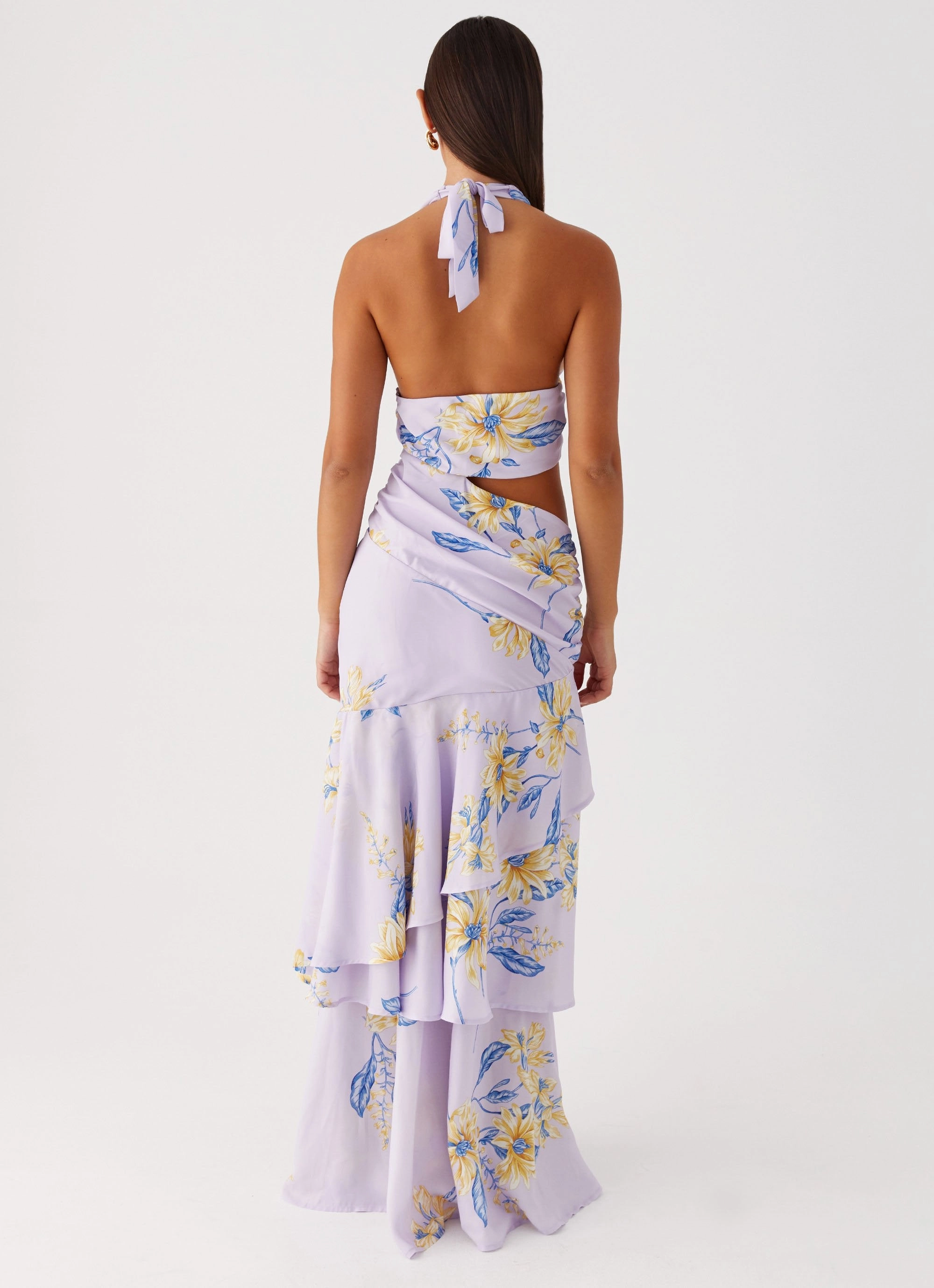 Mikayla Maxi Dress - Lavender Soft Draping
