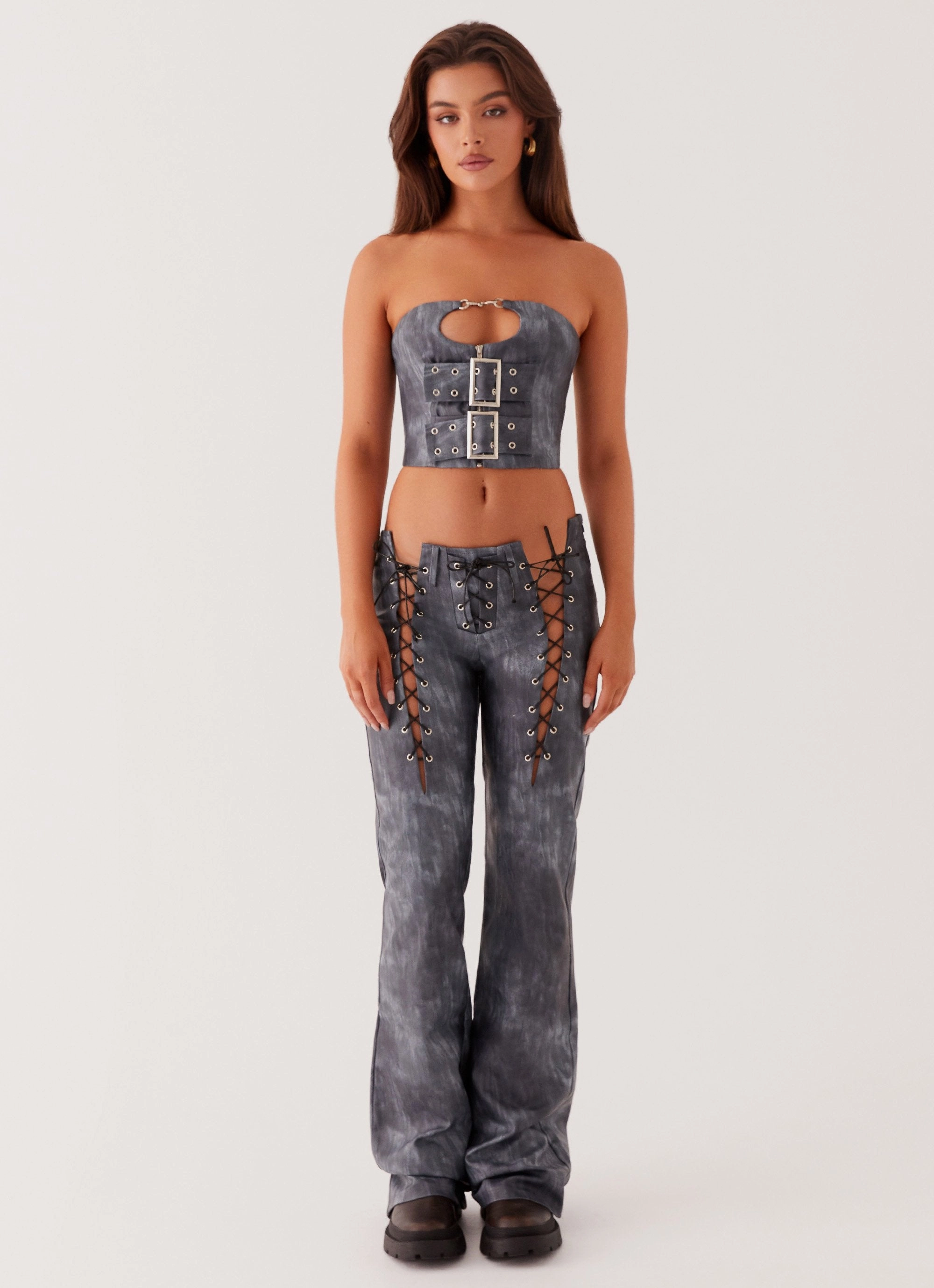 Casual Wear NonChafe Tag Placement Better When I'm Dancing Belt Top - Graphite