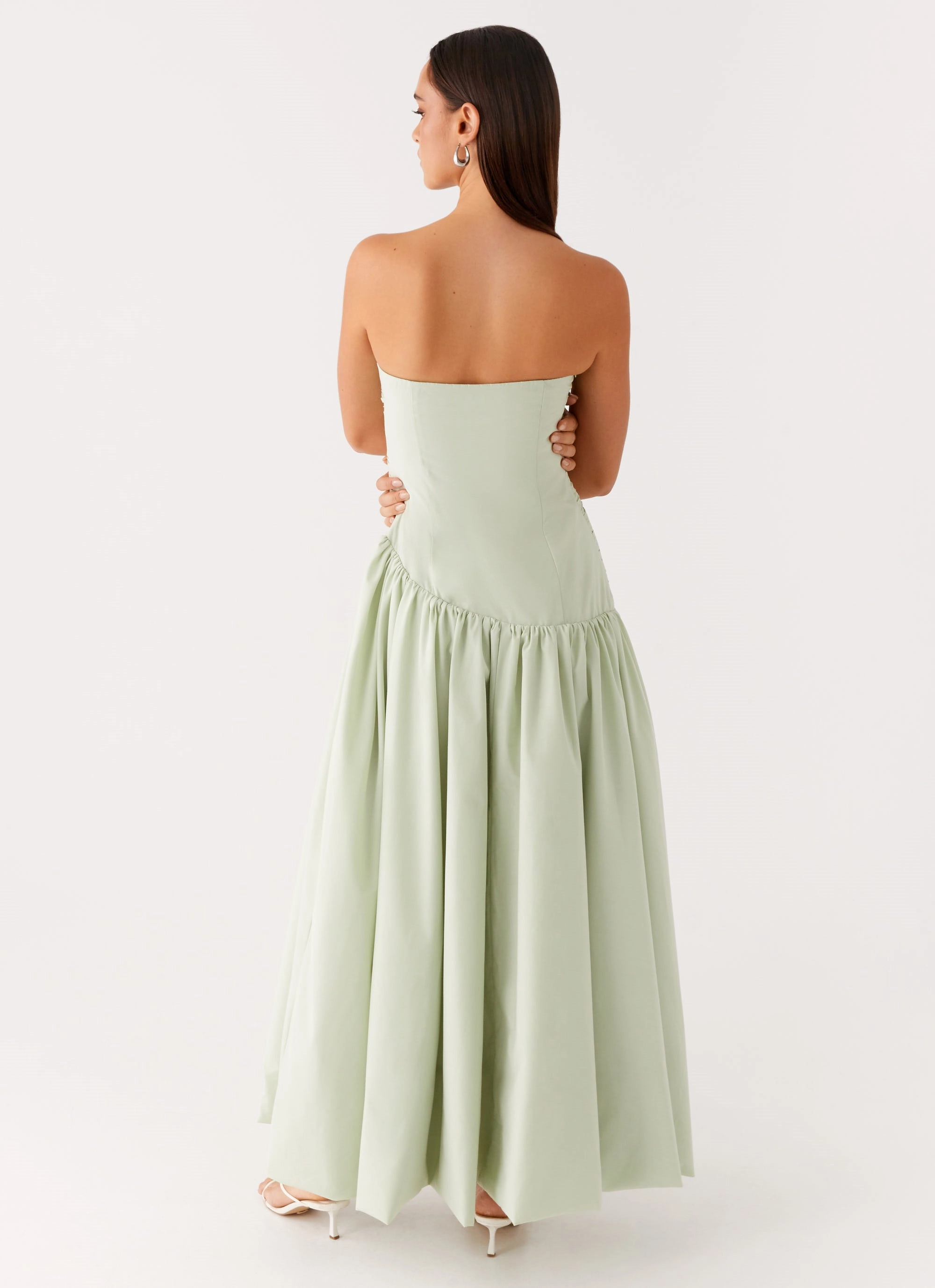 Sleek Motion Misa Bubble Maxi Dress - Mint