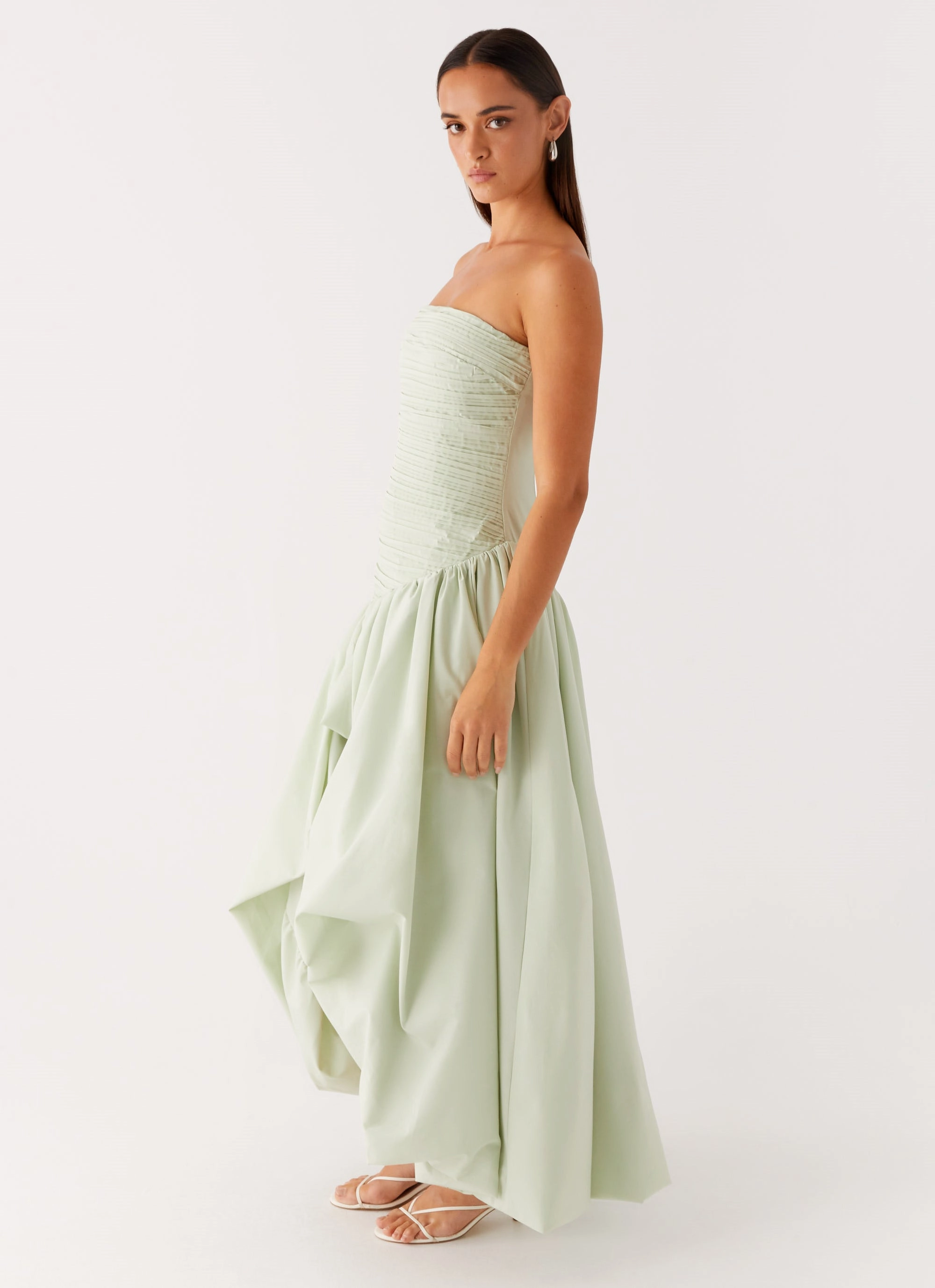 Misa Bubble Maxi Dress - Mint everyday elegance Vibrant Form