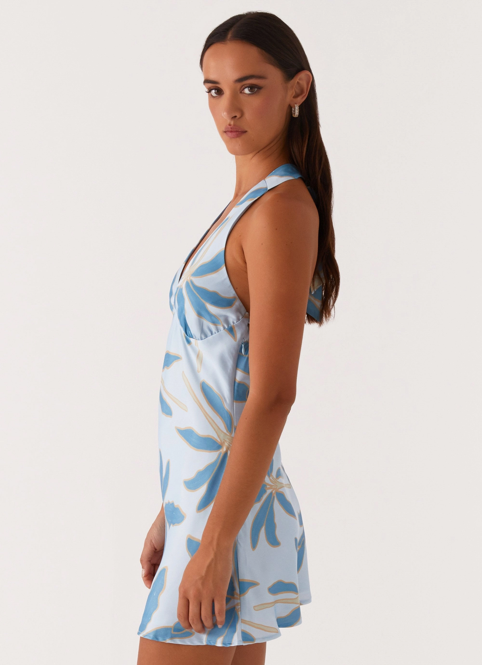 Miss Summer Mini Dress - Opulent Blue Clean Style