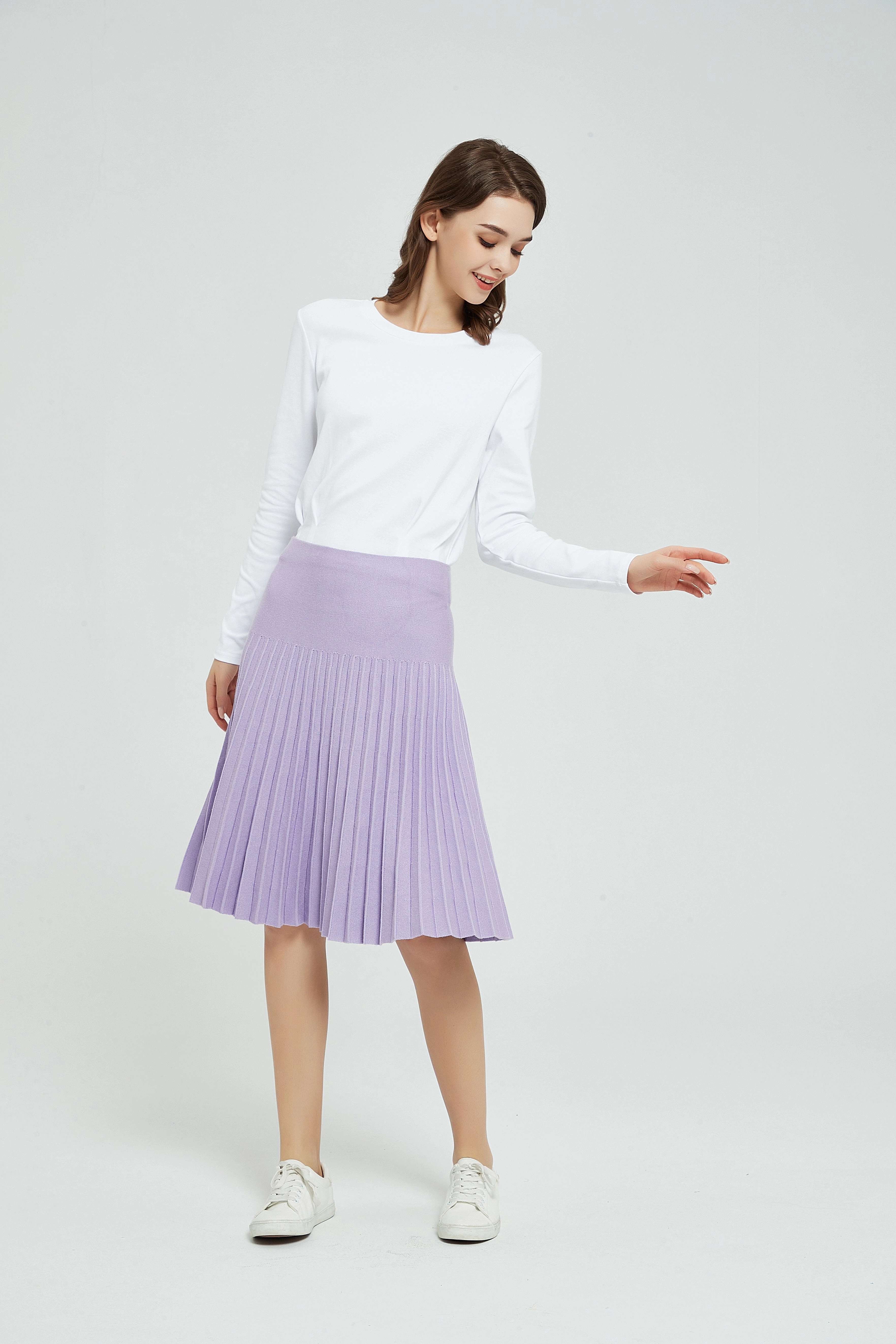 MM YEAR ROUND PLEATED - LAVENDER Active Performance Bi Stretch Fabric