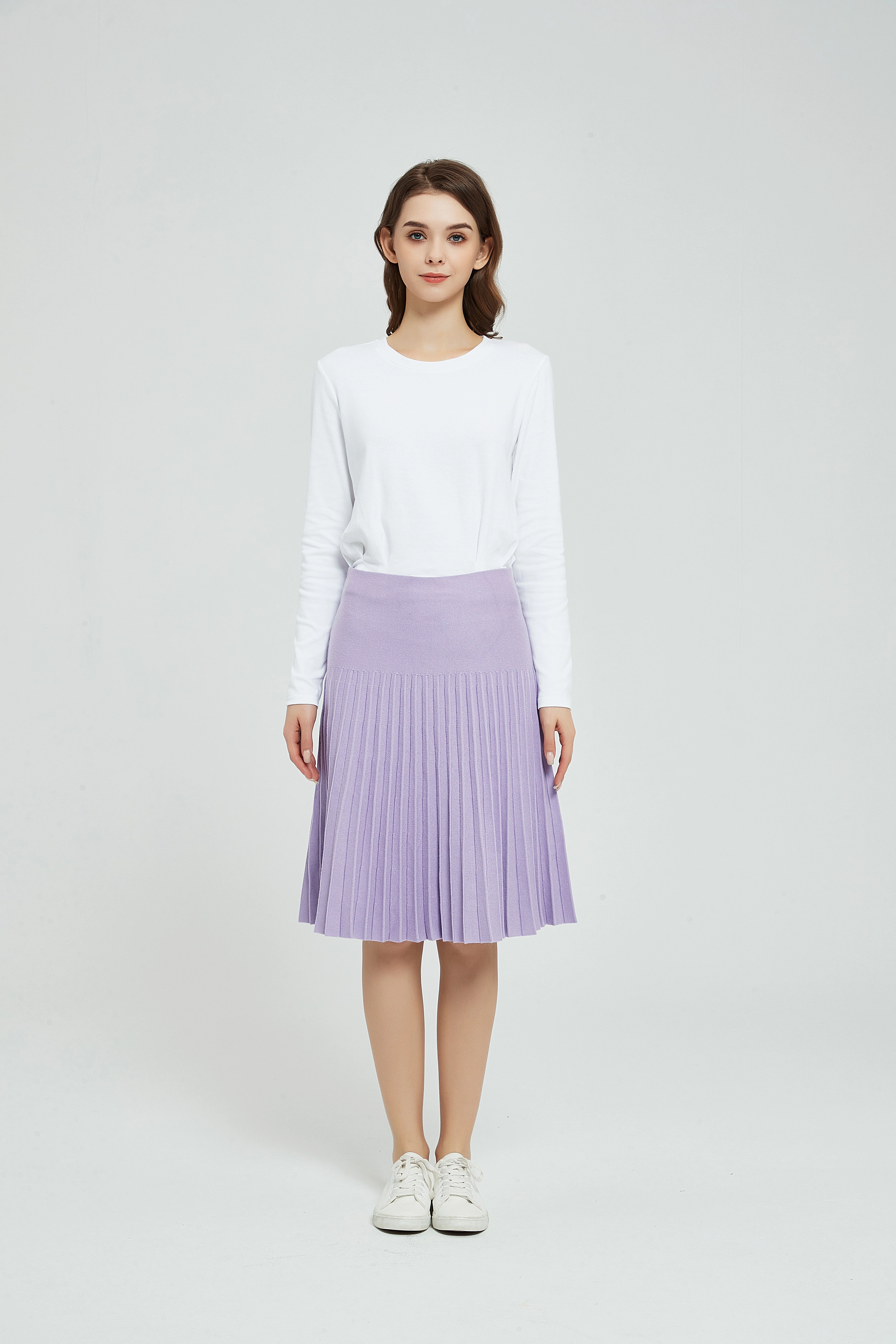 MM YEAR ROUND PLEATED - LAVENDER Tight Waist