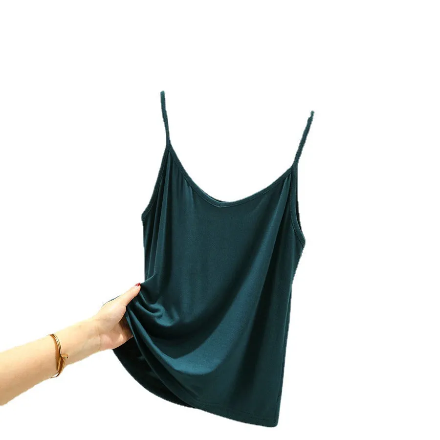 Modal Camisole V-Neck Indoor Strap Plus Size Thin Tops Women Camisole