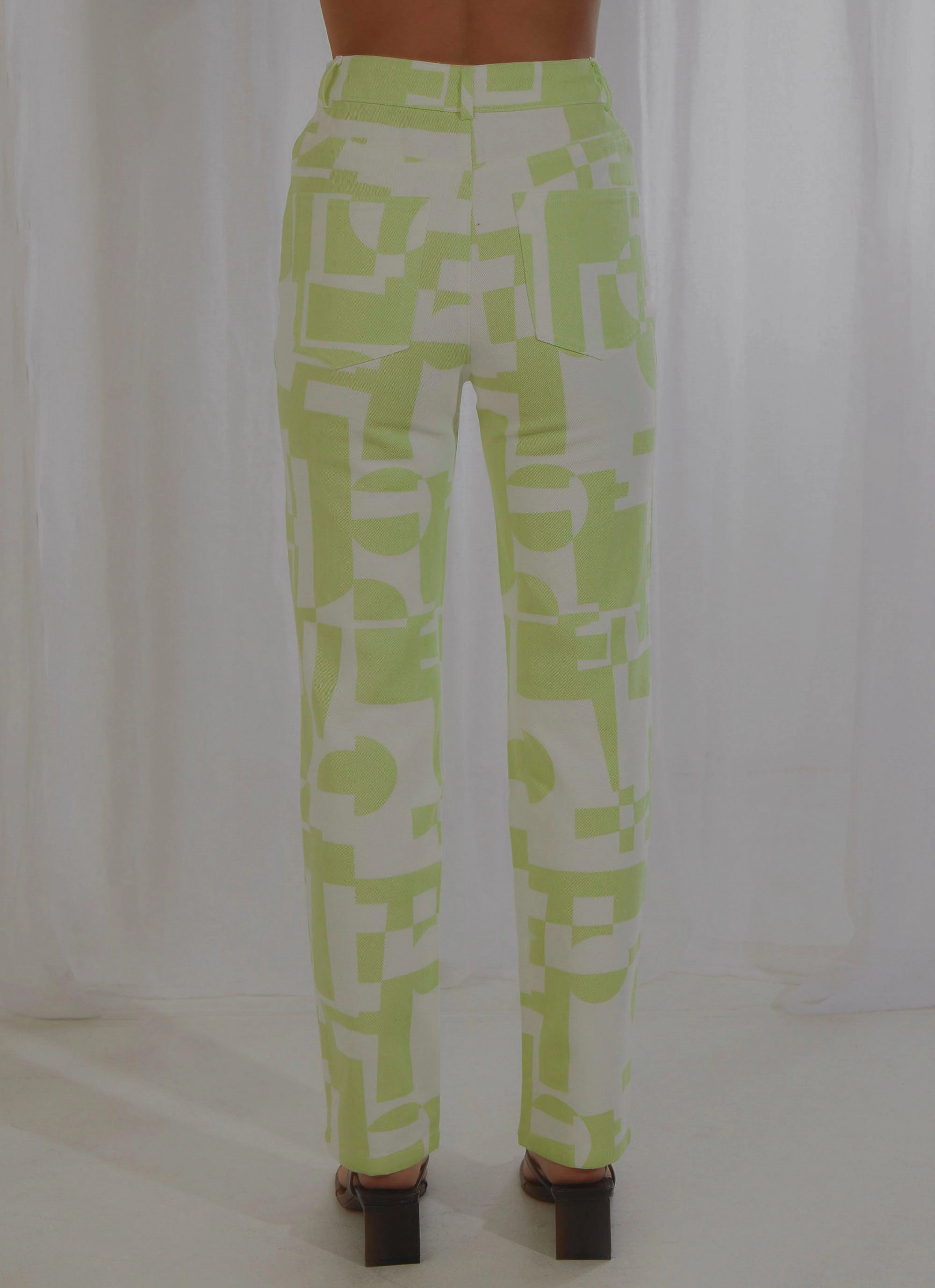 Perfect Pair Electric Avenue Pants - Lime
