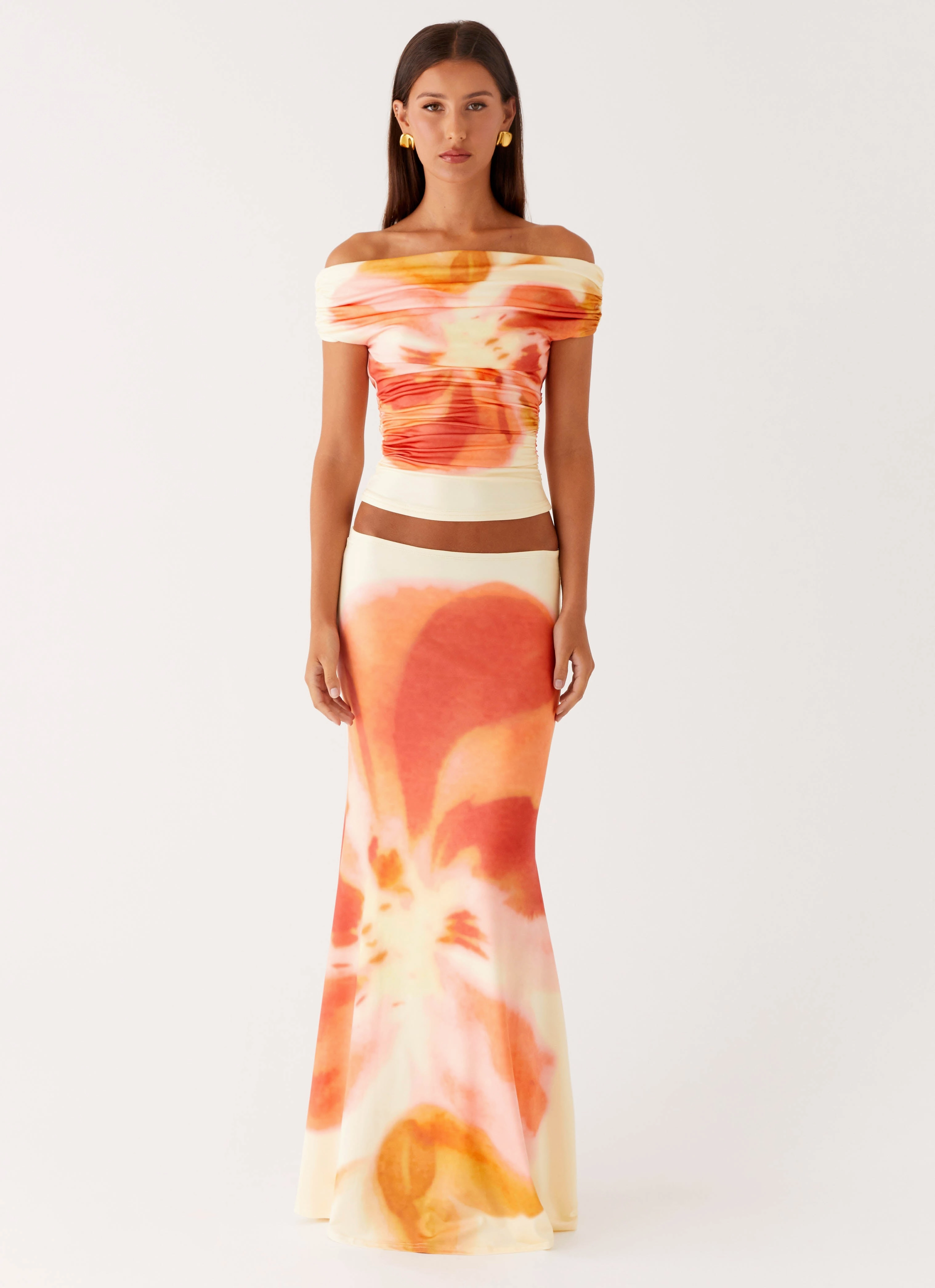 Moka Off Shoulder Top - Mimosa Blossom Multi Pocket System