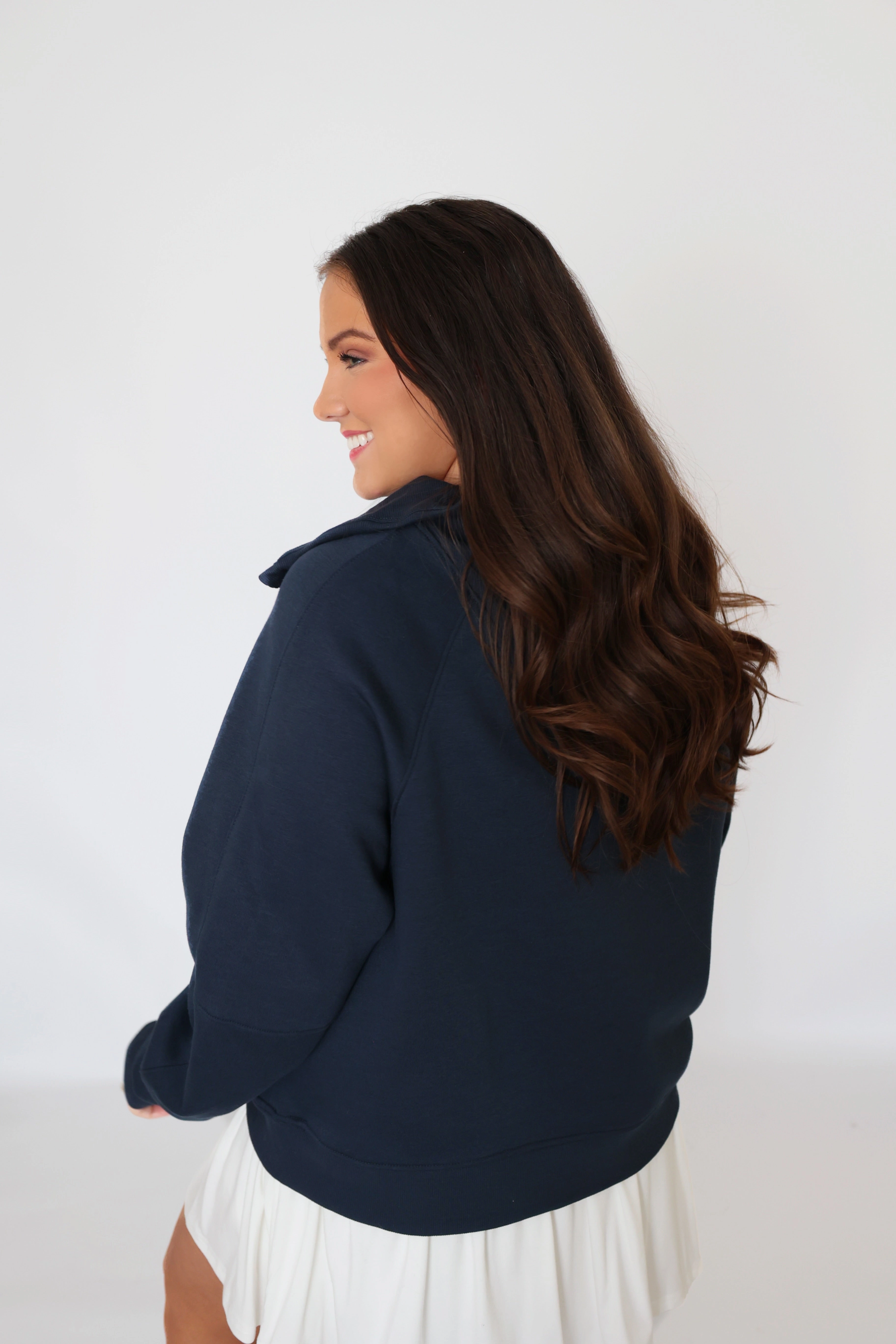 Mollie Half Zip Pullover 3D Spacer Fabric