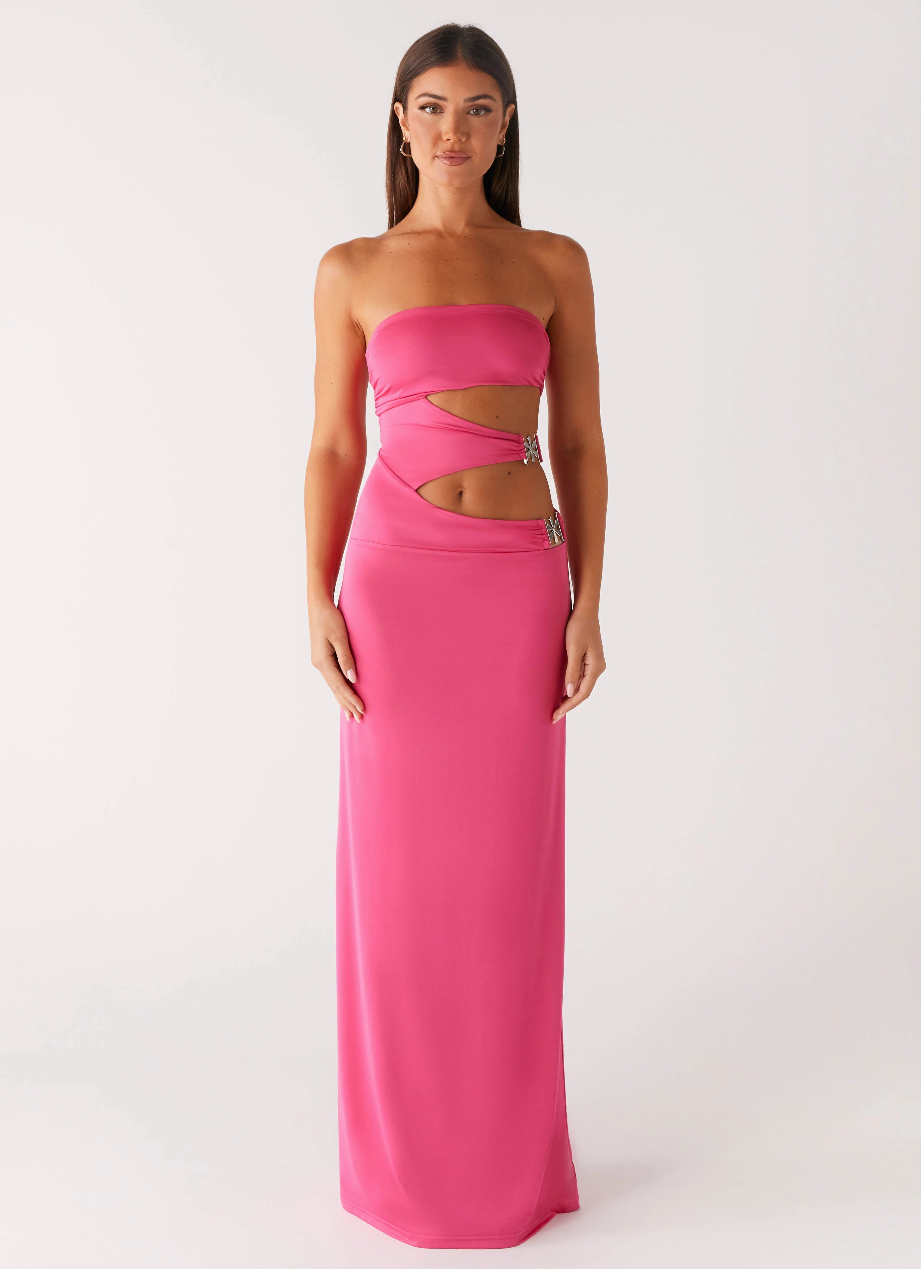 Cotton Touch Montego Maxi Dress - Pink