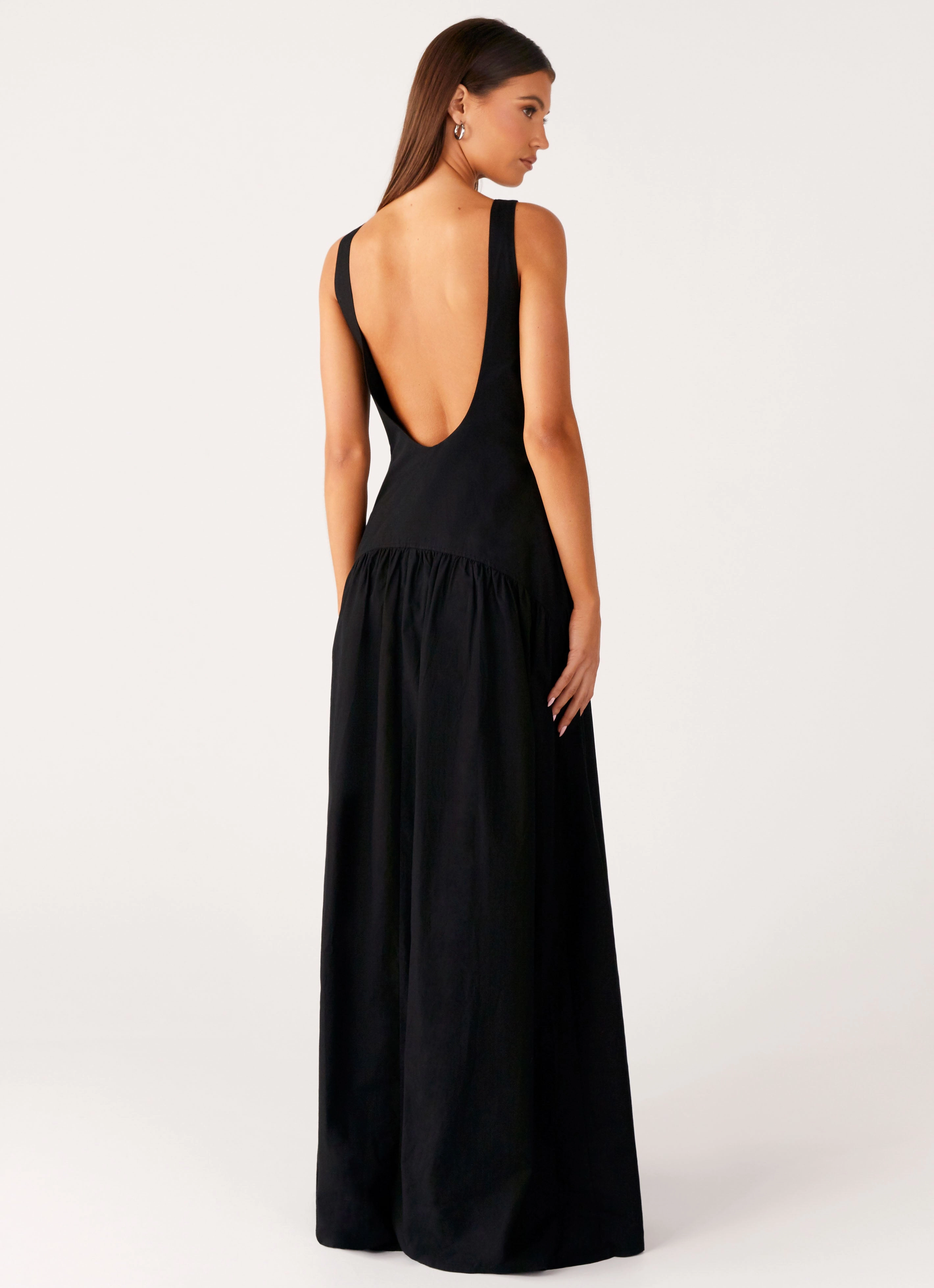 Eco-friendly Morena Maxi Dress - Black