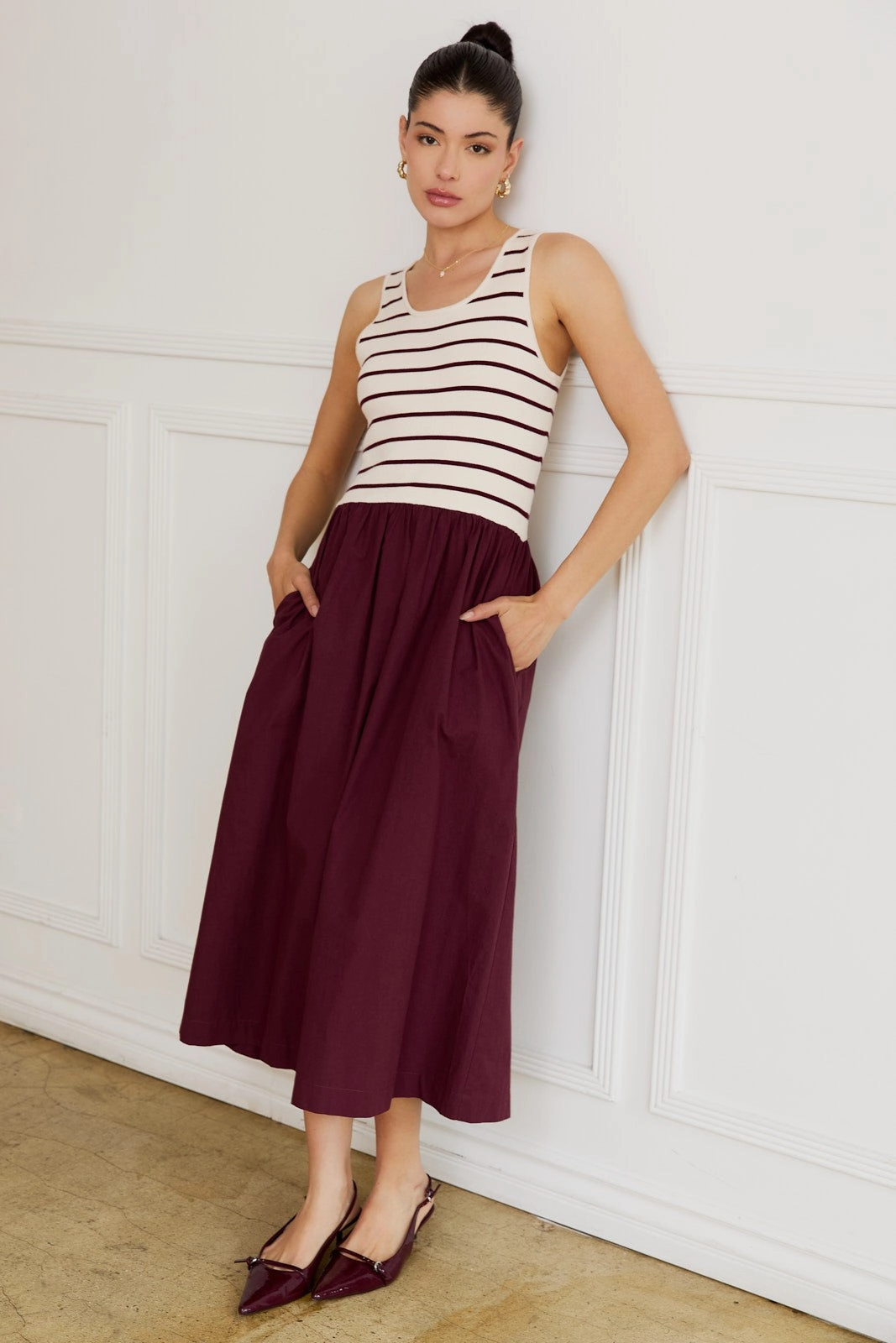 Tapered Side Panels Cool Fabric Morgan Dress