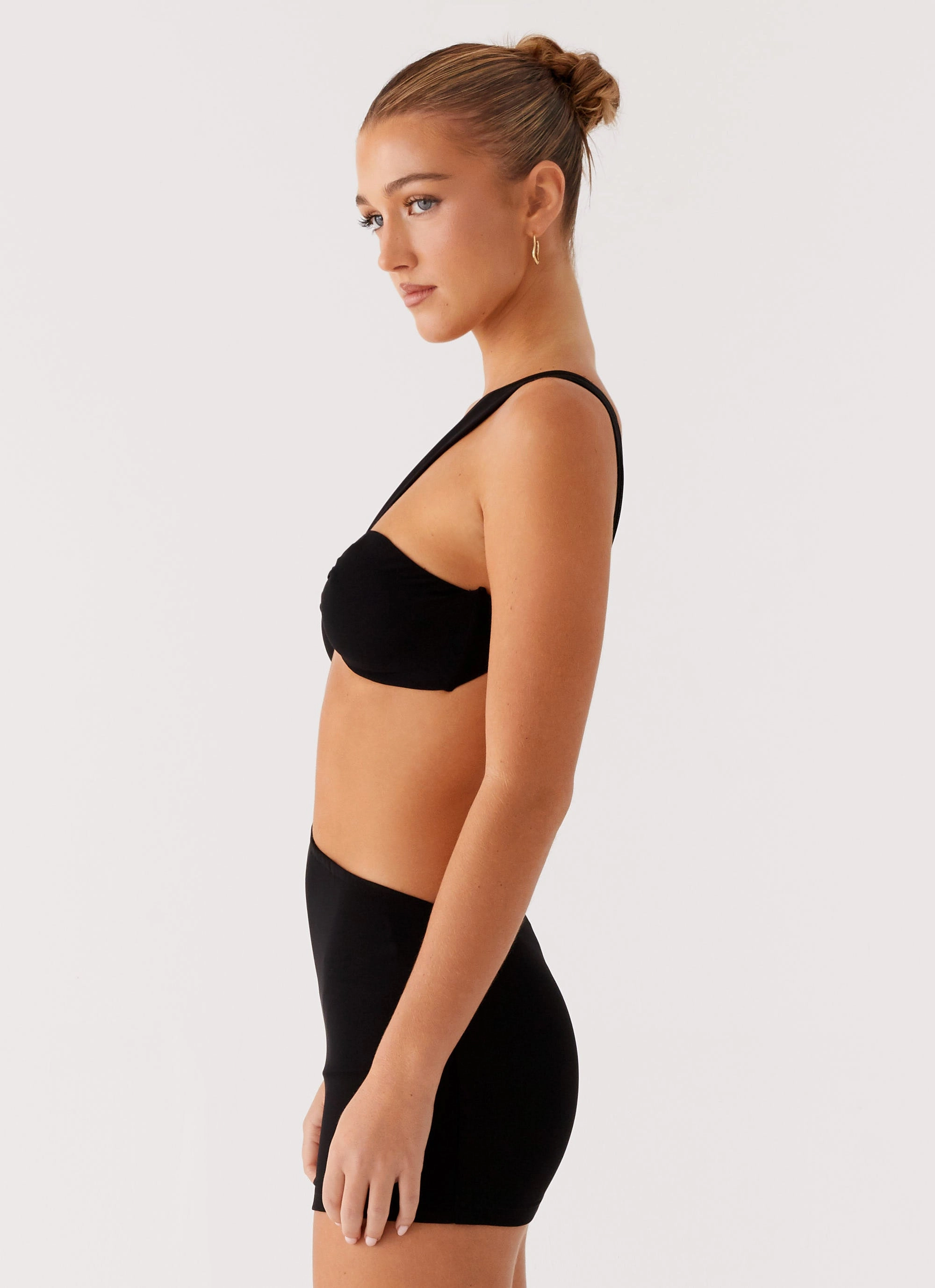 Morocco Mini Dress - Black Sheer Panel