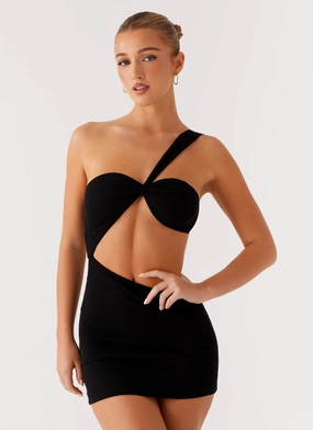 Morocco Mini Dress - Black Premium Look Morocco Mini Dress - Black Polished and Elegant Urban Fit