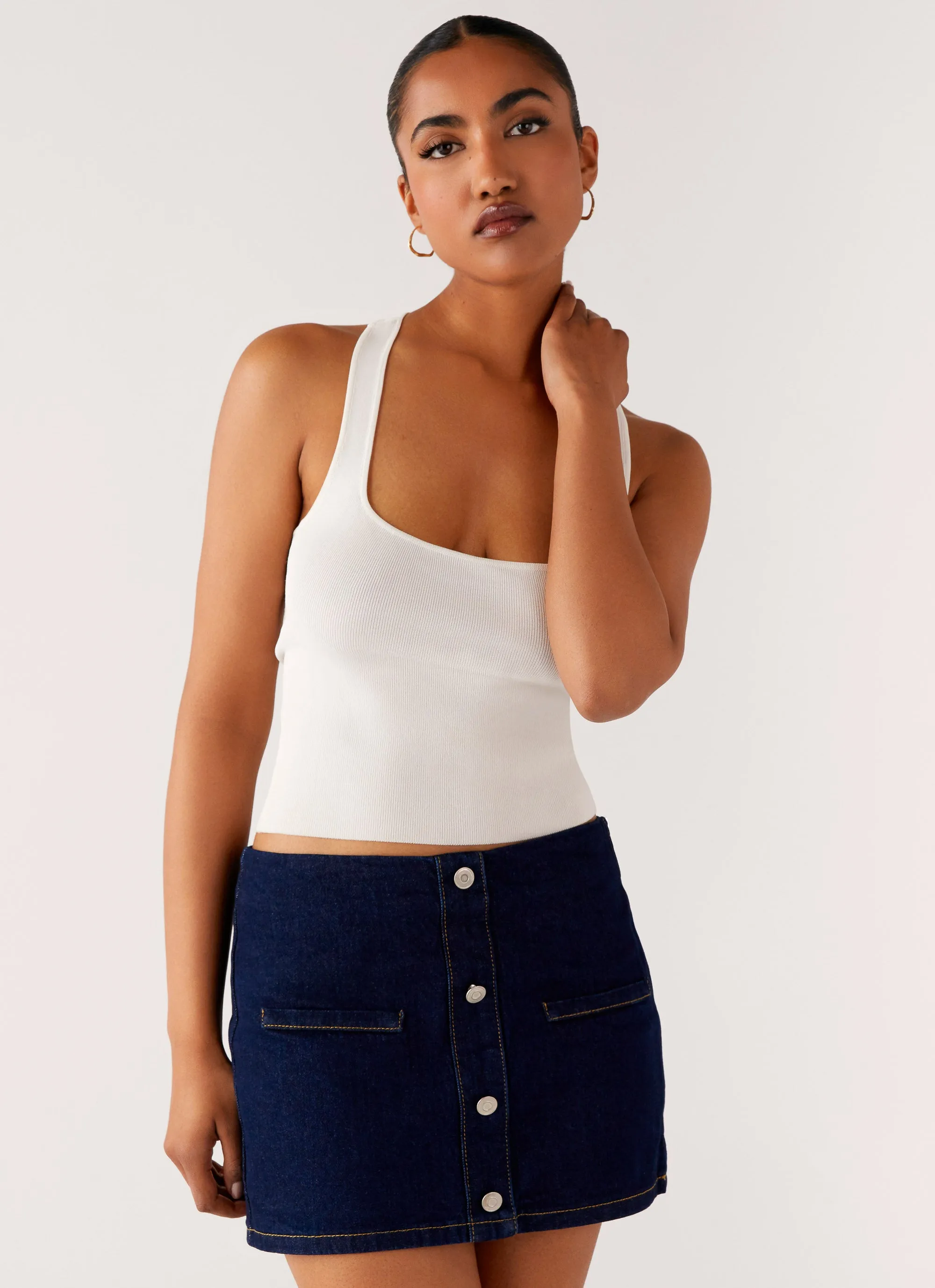 Morrison Denim Mini Skirt - Indigo Ethically Made Breezy Style