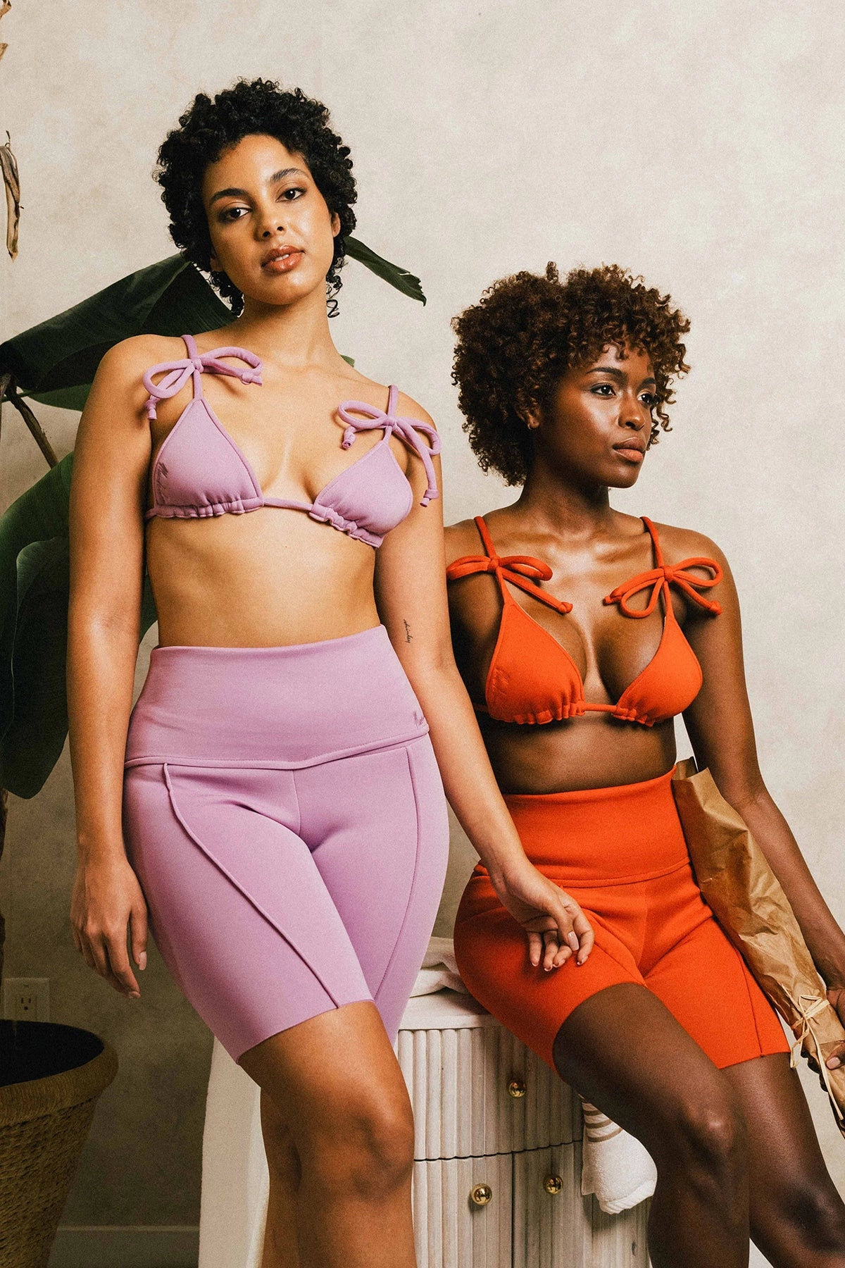 Sporty Design Smooth zipper closure Boni Scuba Short Swim Set