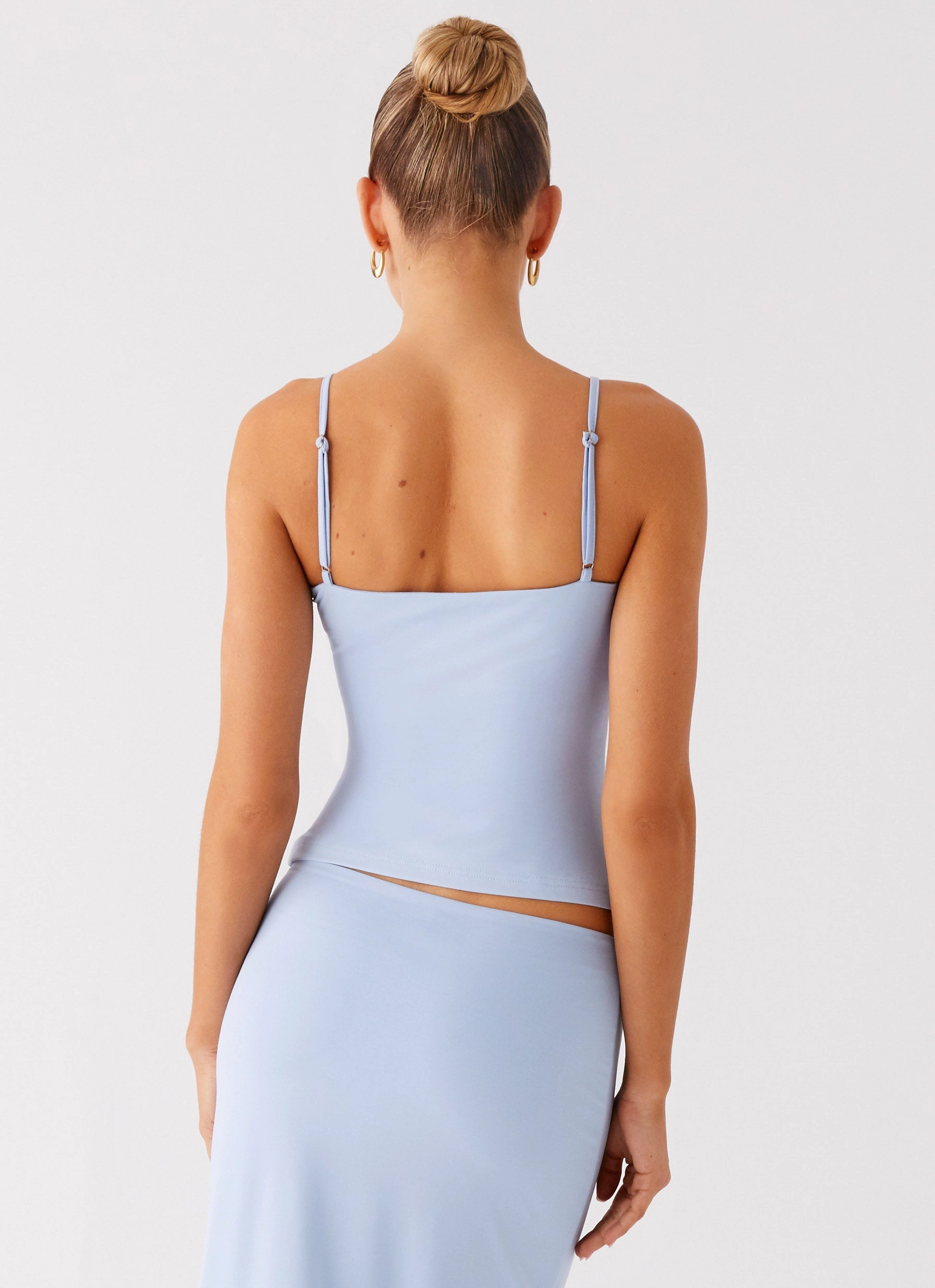 Garrix Bead Cami Top - Baby Blue Temperature Regulating Lining