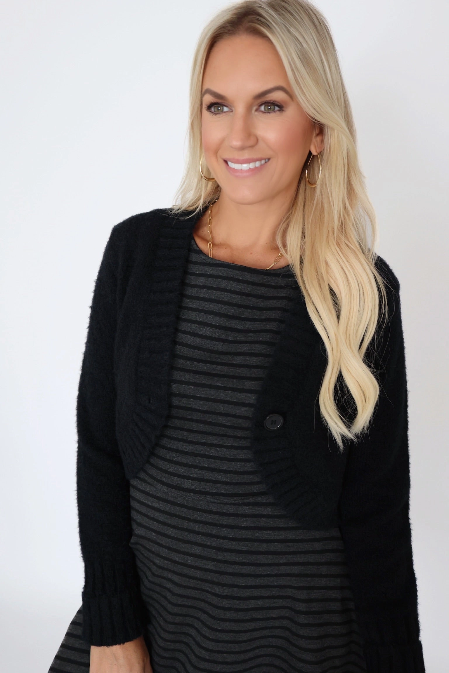 AntiStatic Coating Microfiber Technology Rook Cardigan (FINAL SALE)