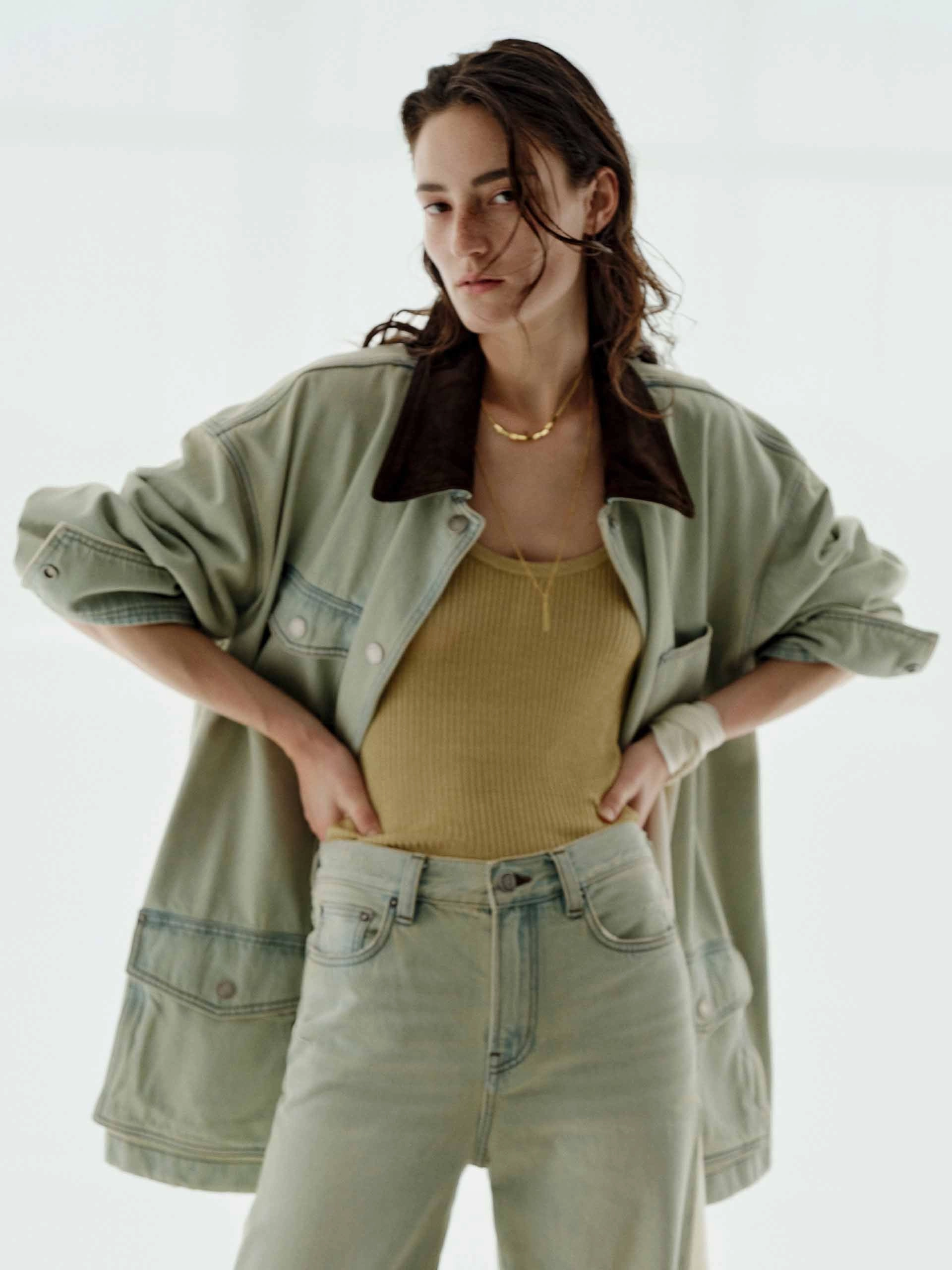 Multi Pockets Cotton Jacket