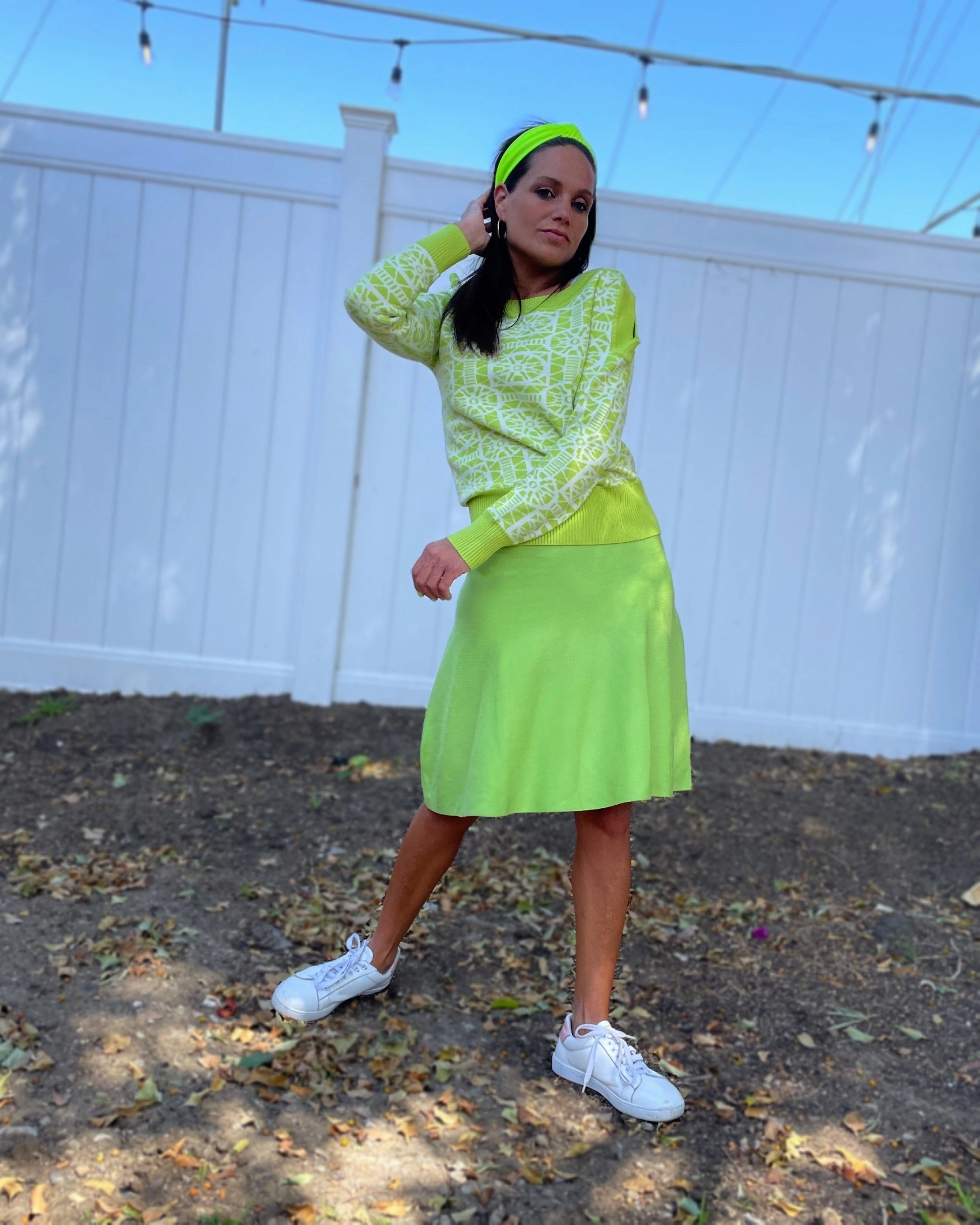 AMAZING MM SKIRT - SUMMER STYLE TENNIS GREEN Versatile Wear