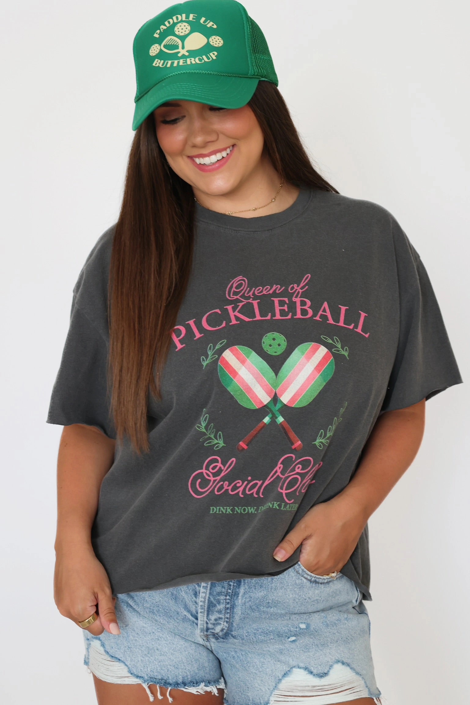 Queen of Pickleball Graphic Tee(FINAL SALE) Stylish Dress