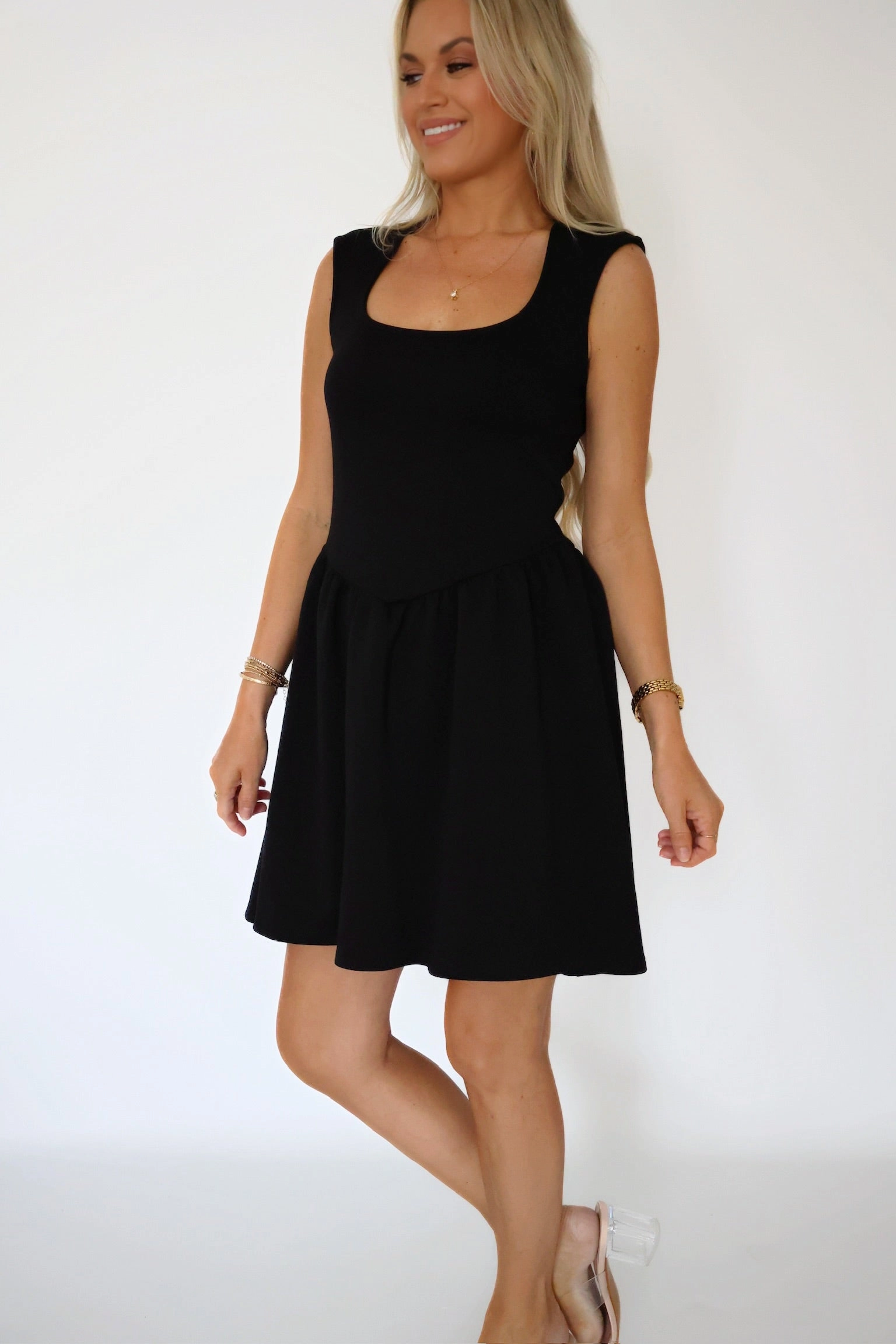 SoftTouch RelaxedSilhouette Haleigh Scuba Dress