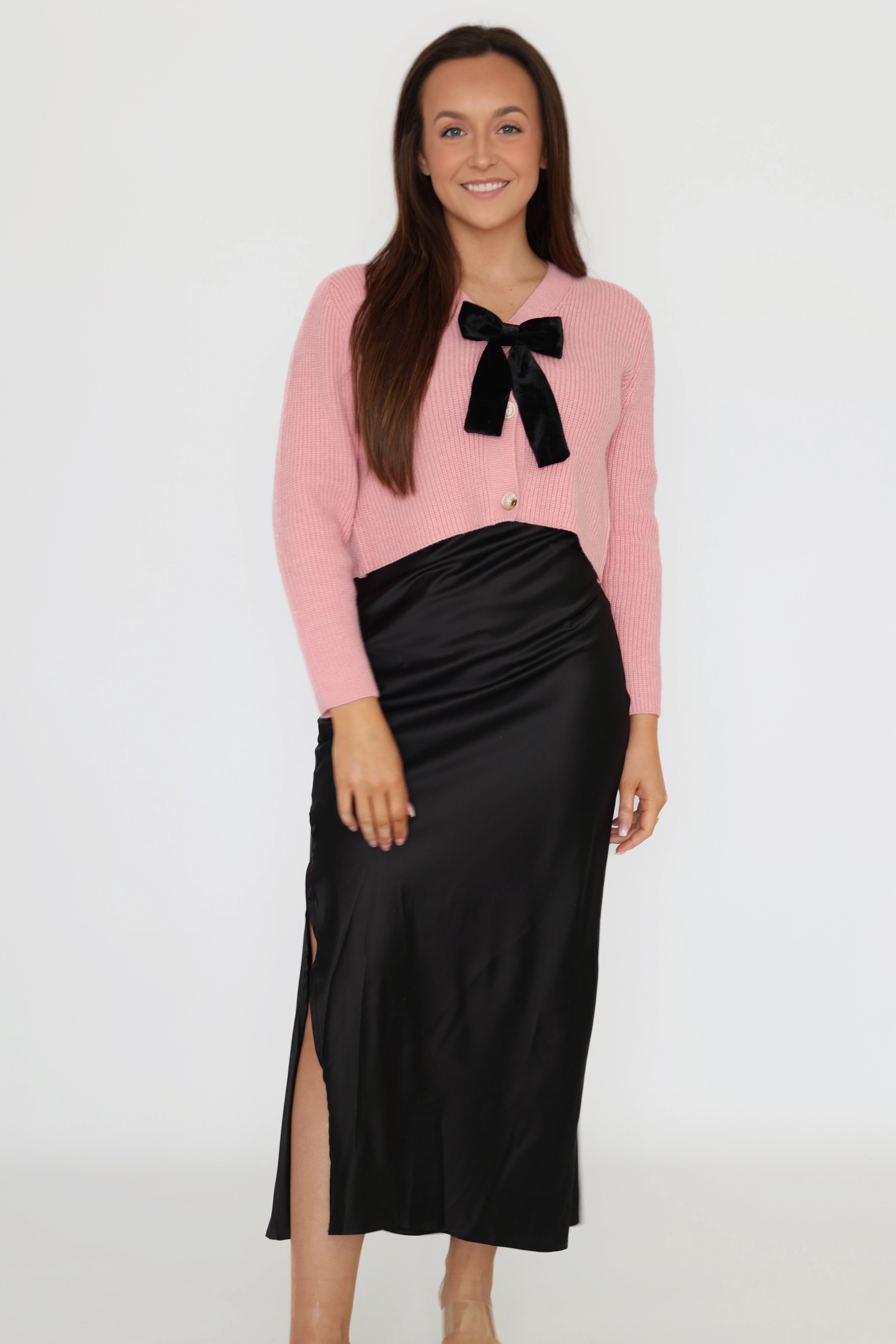 Allie Bow Cardigan (FINAL SALE) ReflectiveDetails