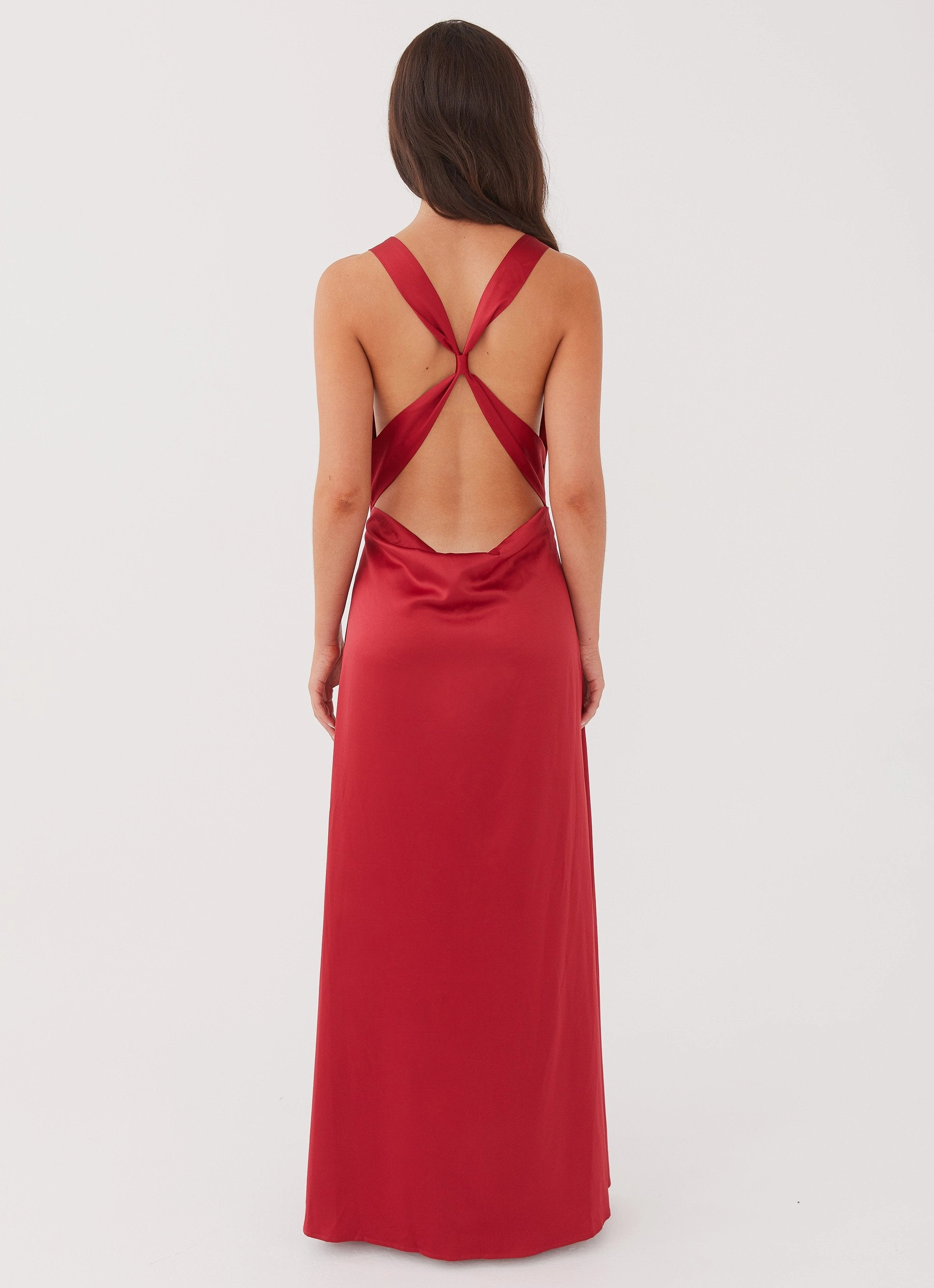 Musa Maxi Dress - Cherry Red Relax Feel