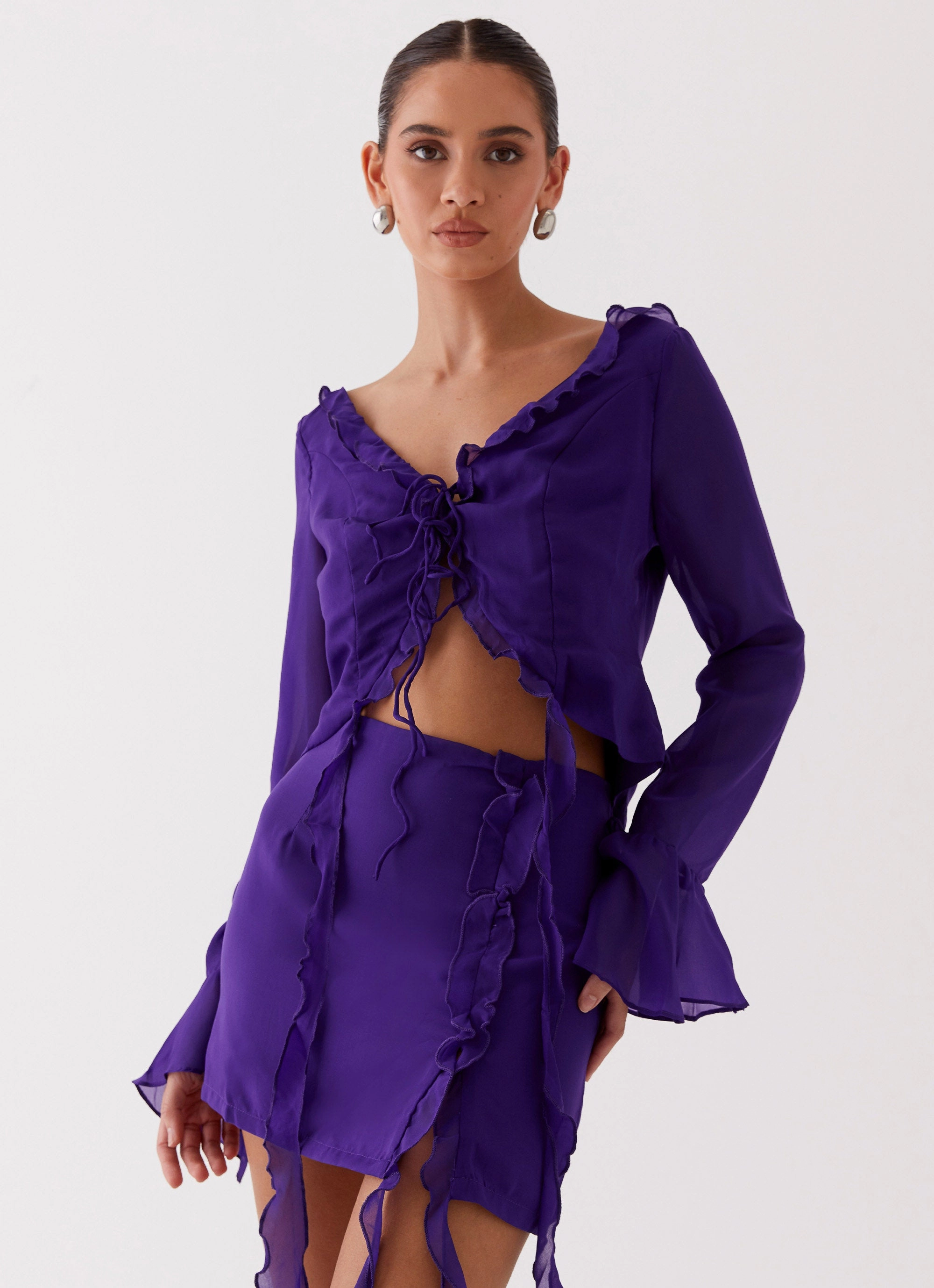My Favourite Part Blouse - Violet Flexible Joint Articulation UV Protection