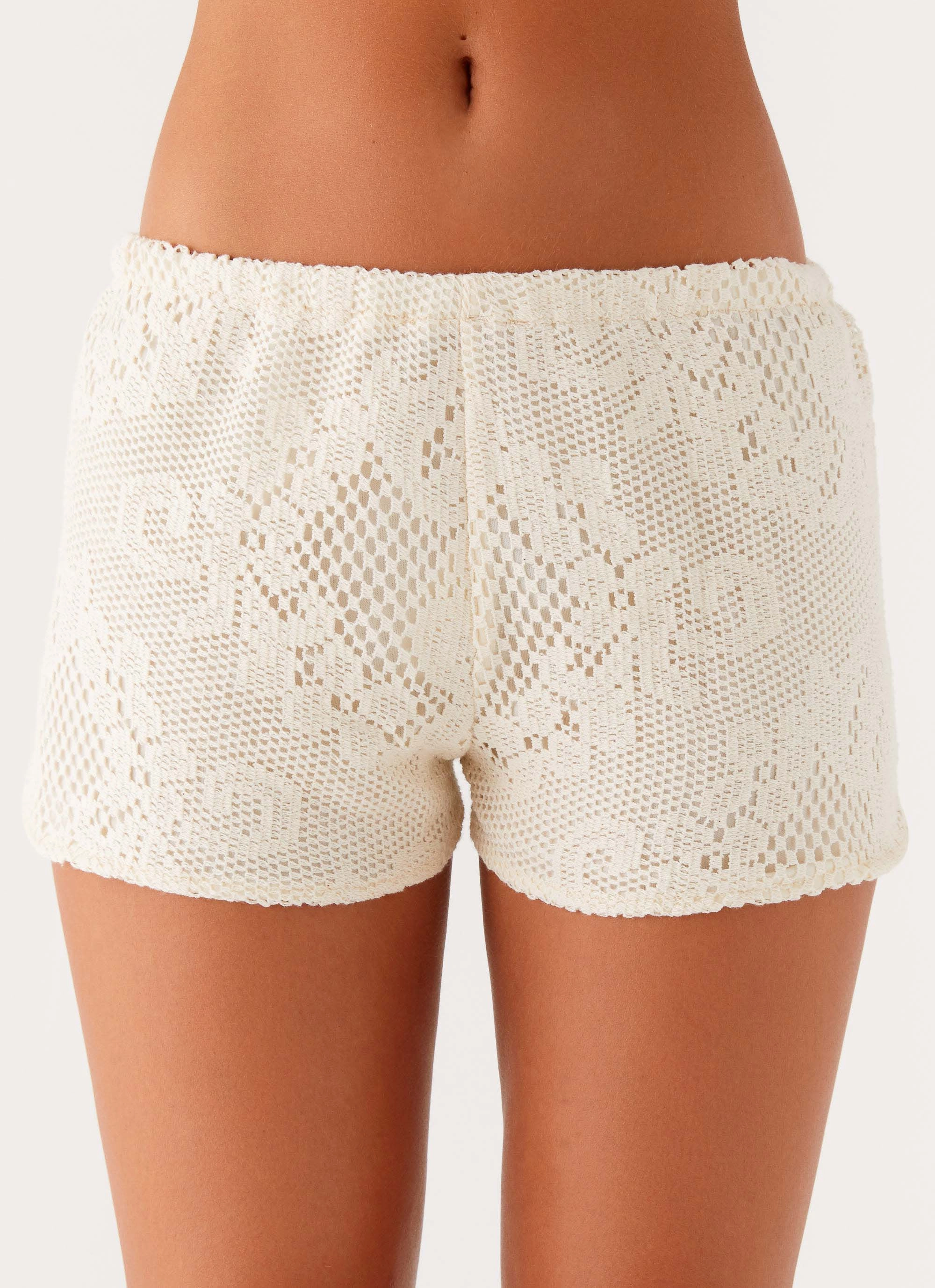 Outdoor Adventure equestrian wear Nada Mini Shorts - Ivory