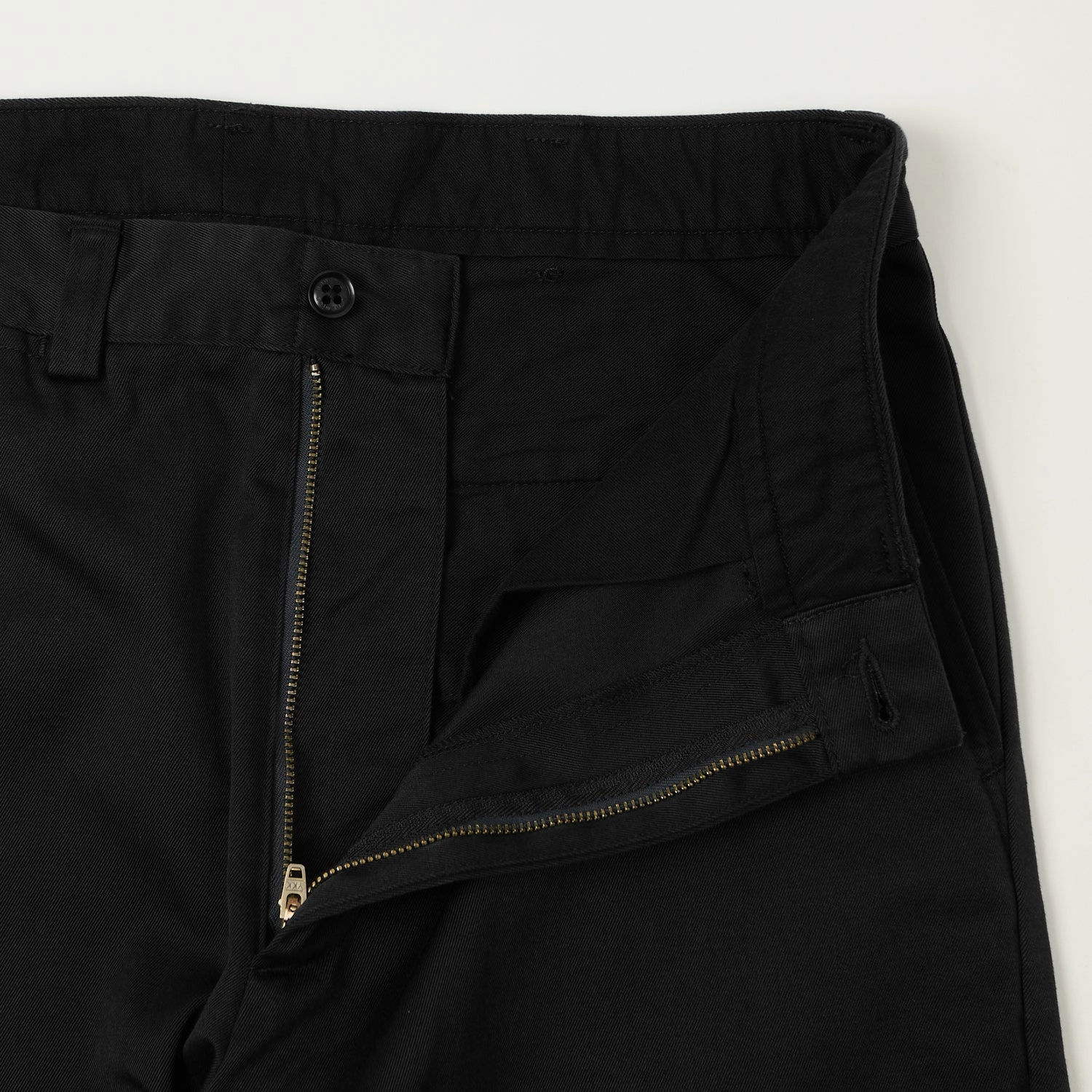Nanamica Wide Straight Chino Pants - Black