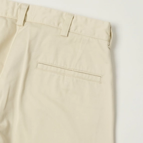 Nanamica Wide Straight Chino Pants - Dry Sand Nanamica Wide Straight Chino Pants - Dry Sand