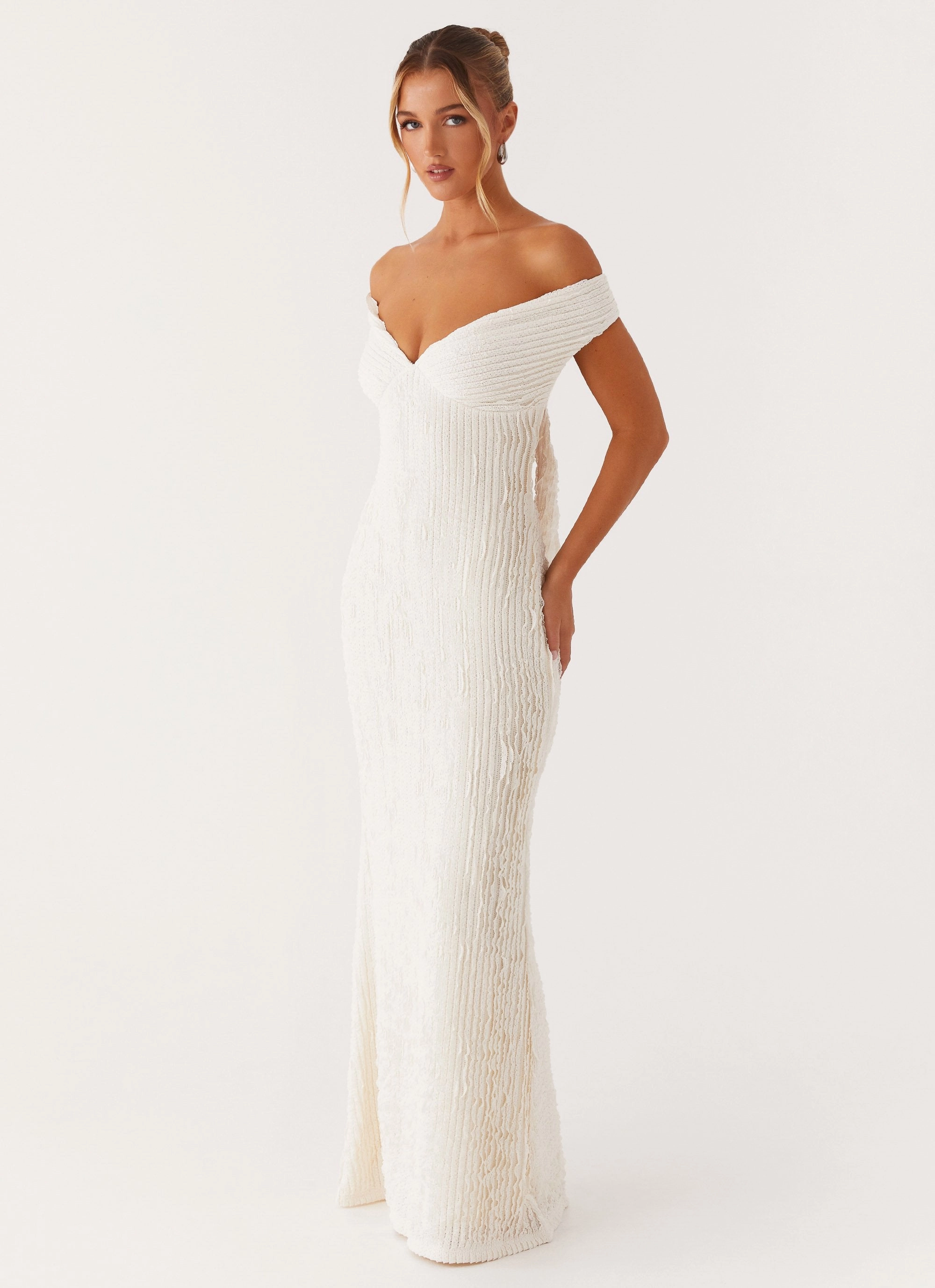 Flattering Wearable Best-Seller Chantelle Maxi Dress - Ivory