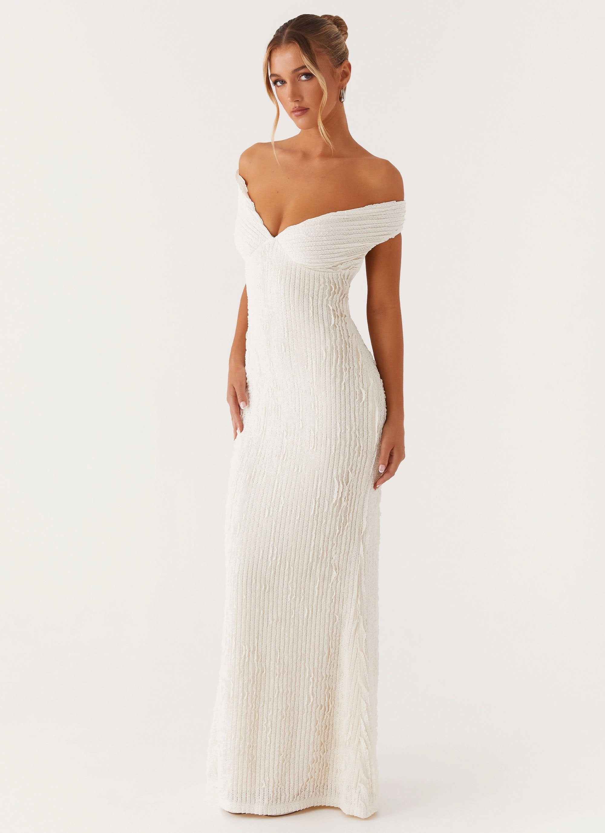 Relax Motion Chantelle Maxi Dress - Ivory