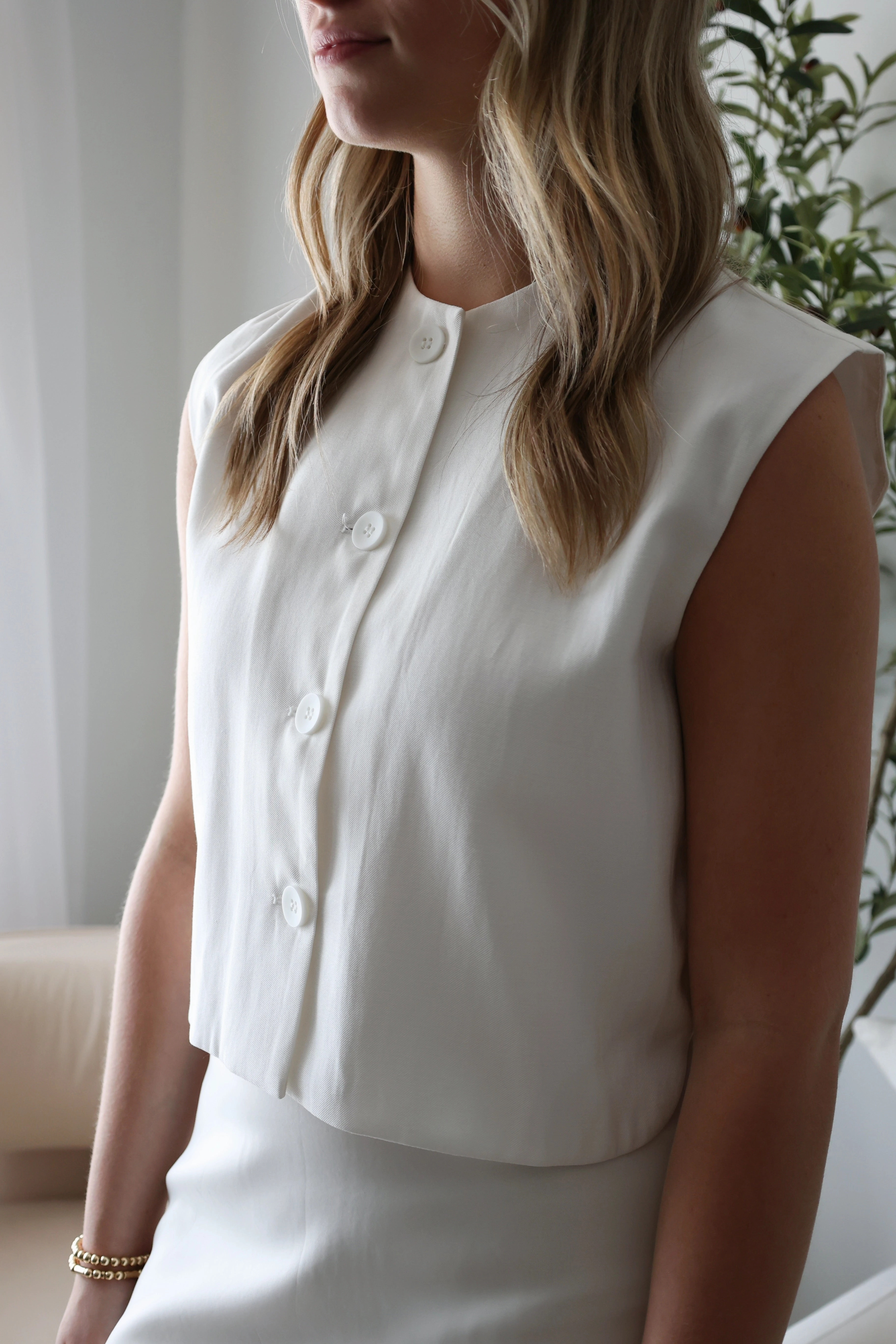 Nelson Vest (FINAL SALE) Textured Weave