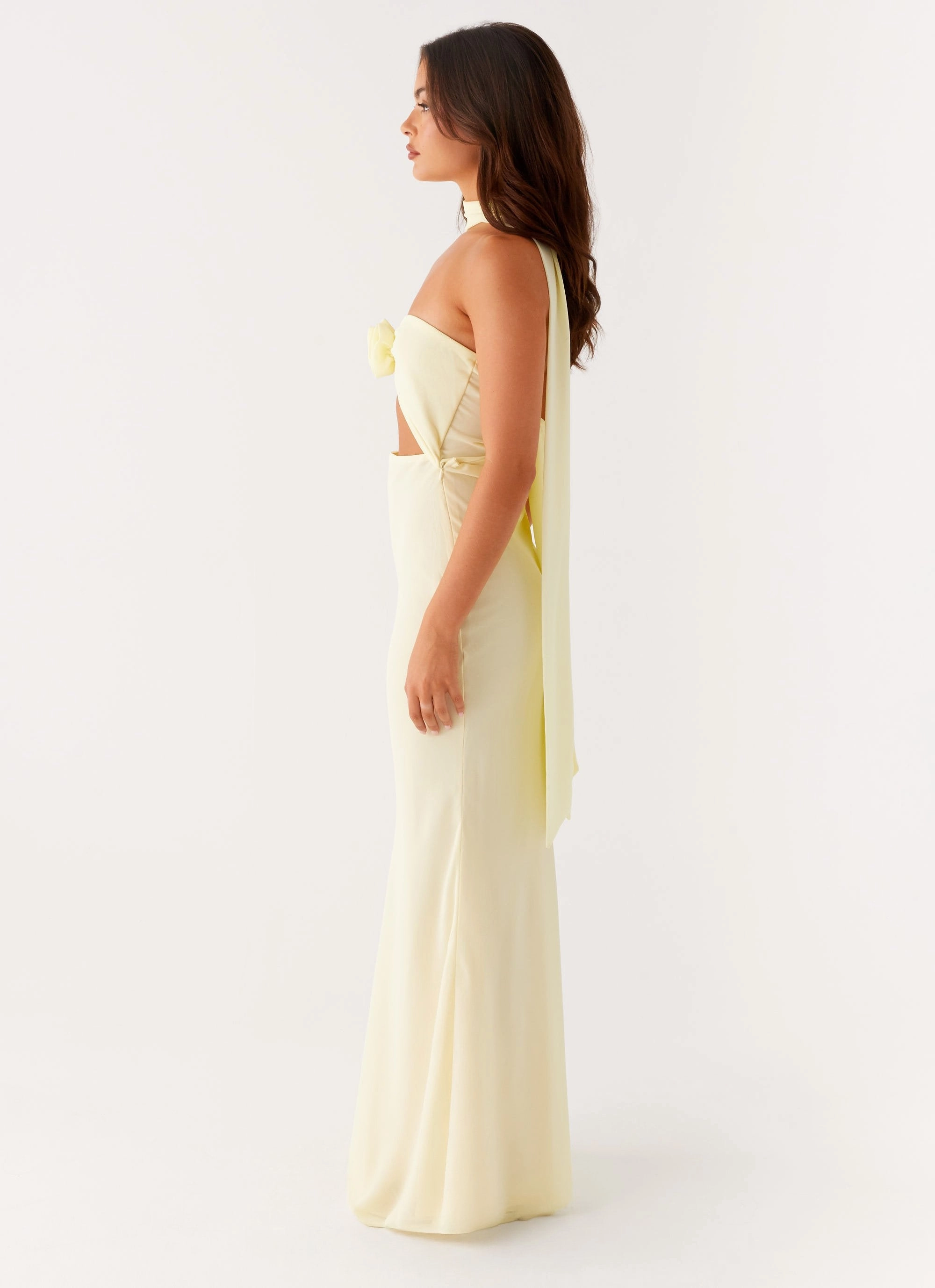 New Light Maxi Dress - Yellow Easy Layering Piece