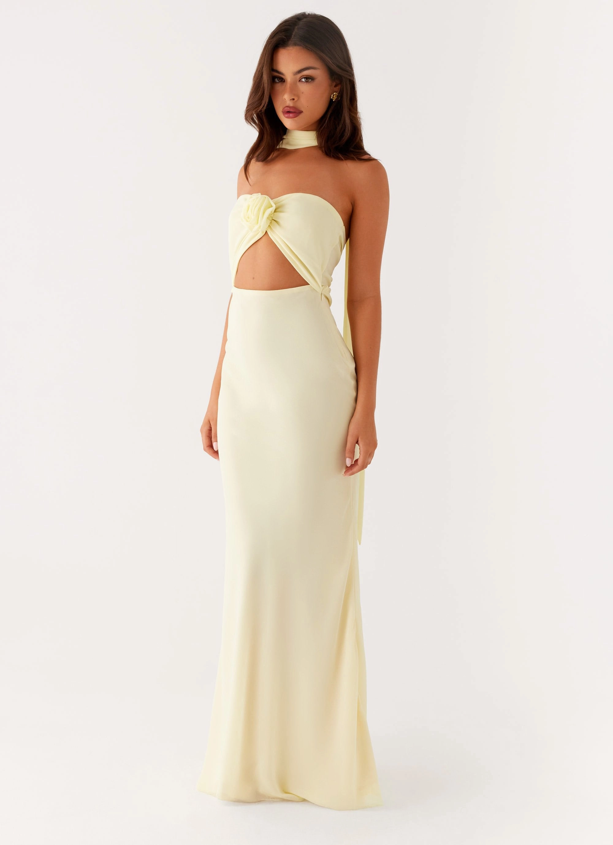 New Light Maxi Dress - Yellow Refined touch