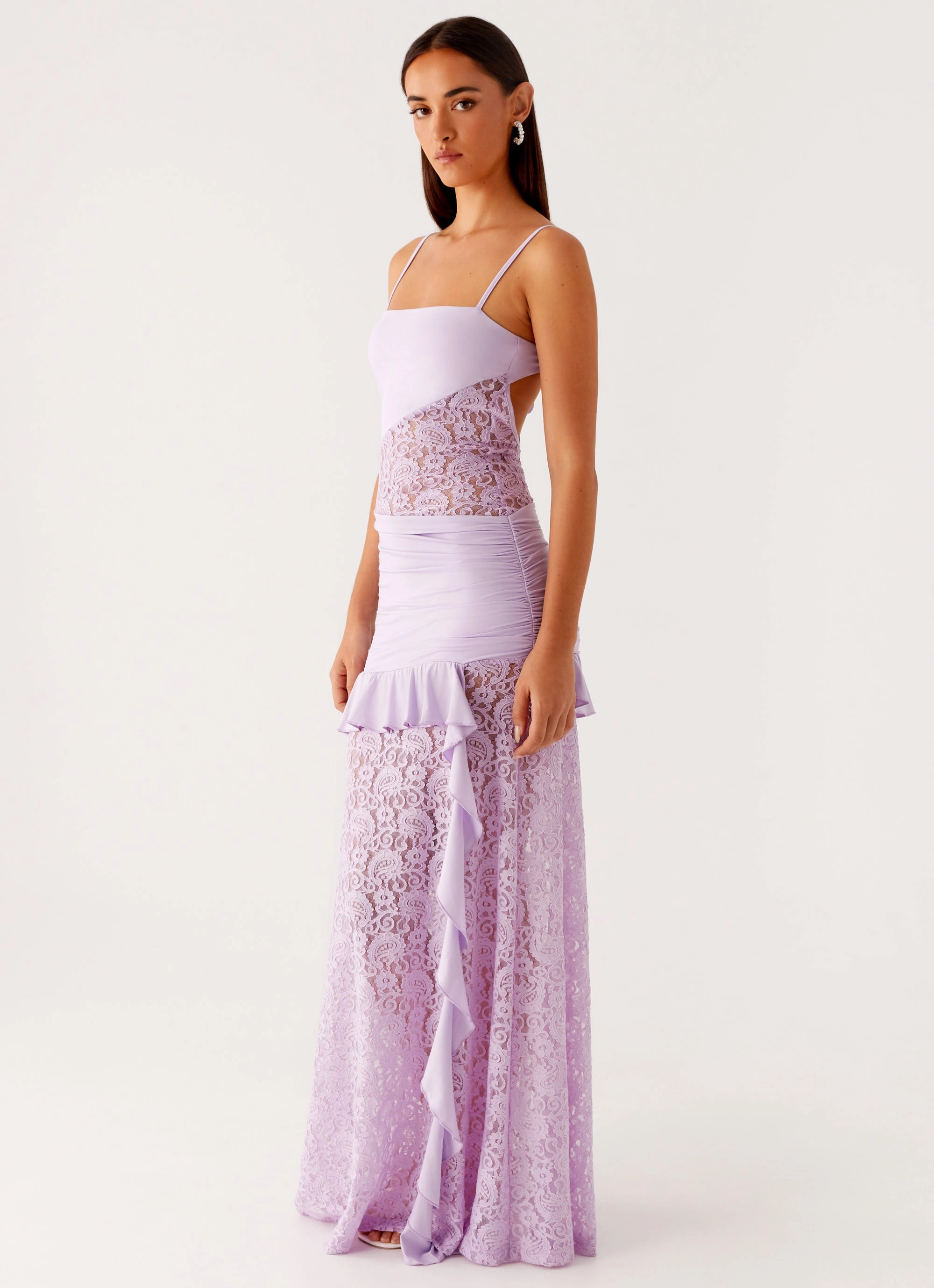 New Romance Maxi Dress - Lilac Mature Glam