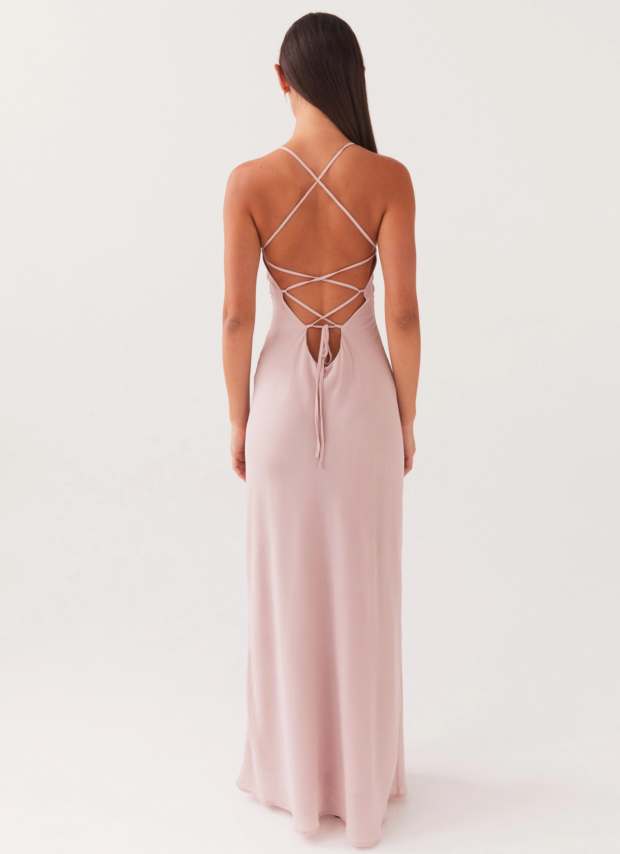 Night Party Relax Form Aveline Maxi Dress - Mauve