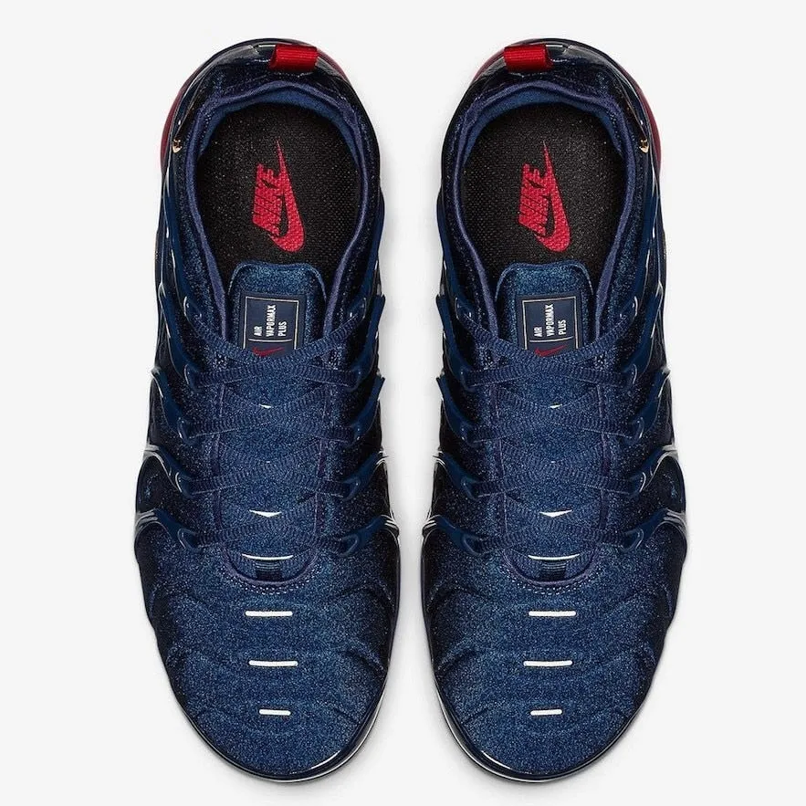 Nike- Air VaporMax Plus TN Women Men's Running Shoes Triple Black New Arrival Authentic Breathable Outdoor Sneakers 36-45