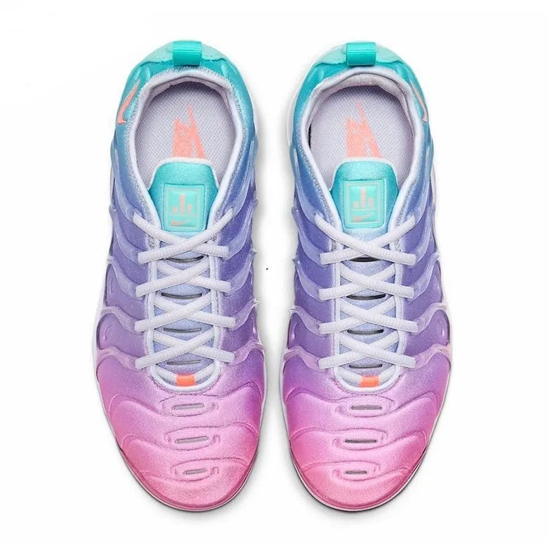 Nike- Air VaporMax Plus TN Women Men's Running Shoes Triple Black New Arrival Authentic Breathable Outdoor Sneakers 36-45