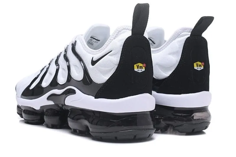 Nike- Air VaporMax Plus TN Women Men's Running Shoes Triple Black New Arrival Authentic Breathable Outdoor Sneakers 36-45