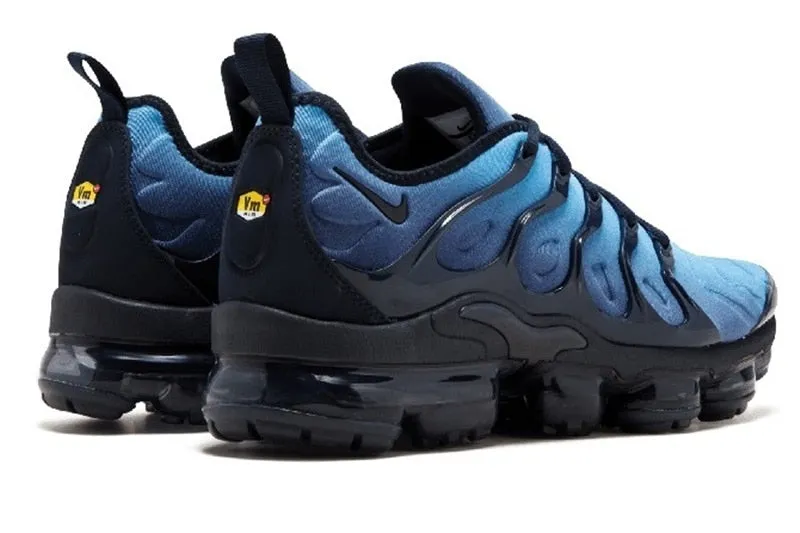 Nike- Air VaporMax Plus TN Women Men's Running Shoes Triple Black New Arrival Authentic Breathable Outdoor Sneakers 36-45