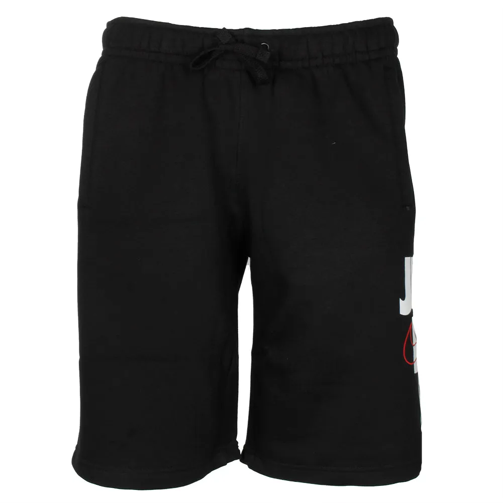 Nike Men's Just Do It Graphic Logo Gym Fleece Active Workout Knee Length Shorts
