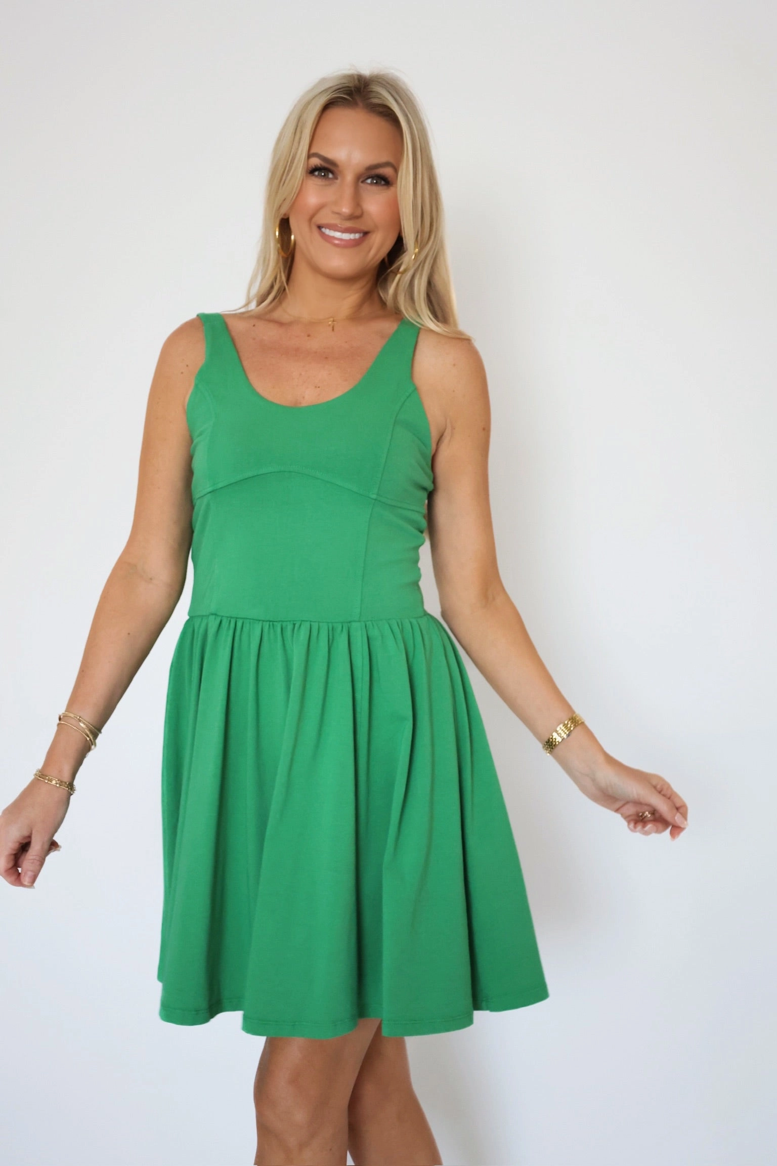 Nikki Jersey Dress (final sale) ButterySoftTextile Reinforced Stitching