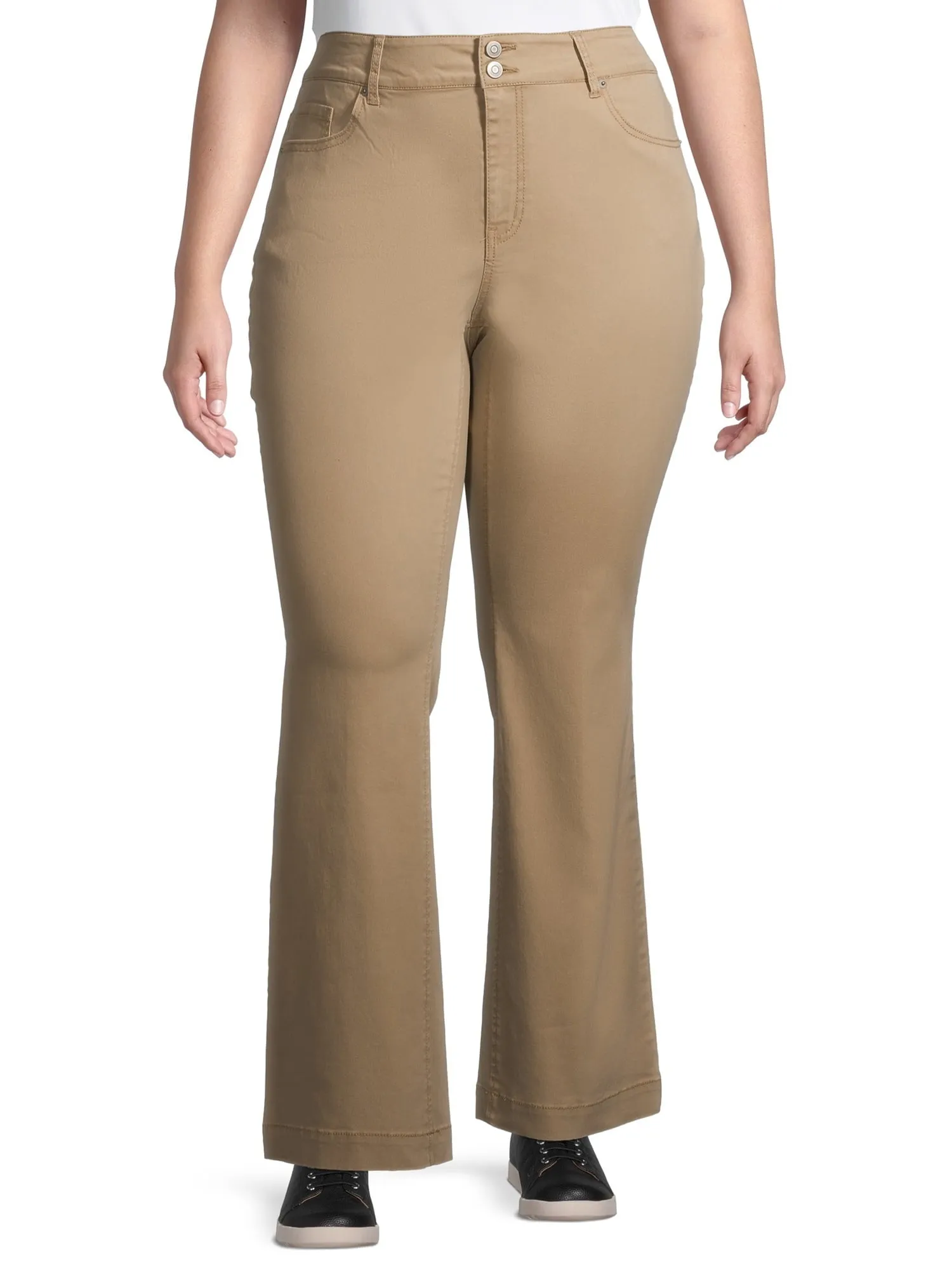 No Boundaries Juniors' Plus Size Bootcut Jeans